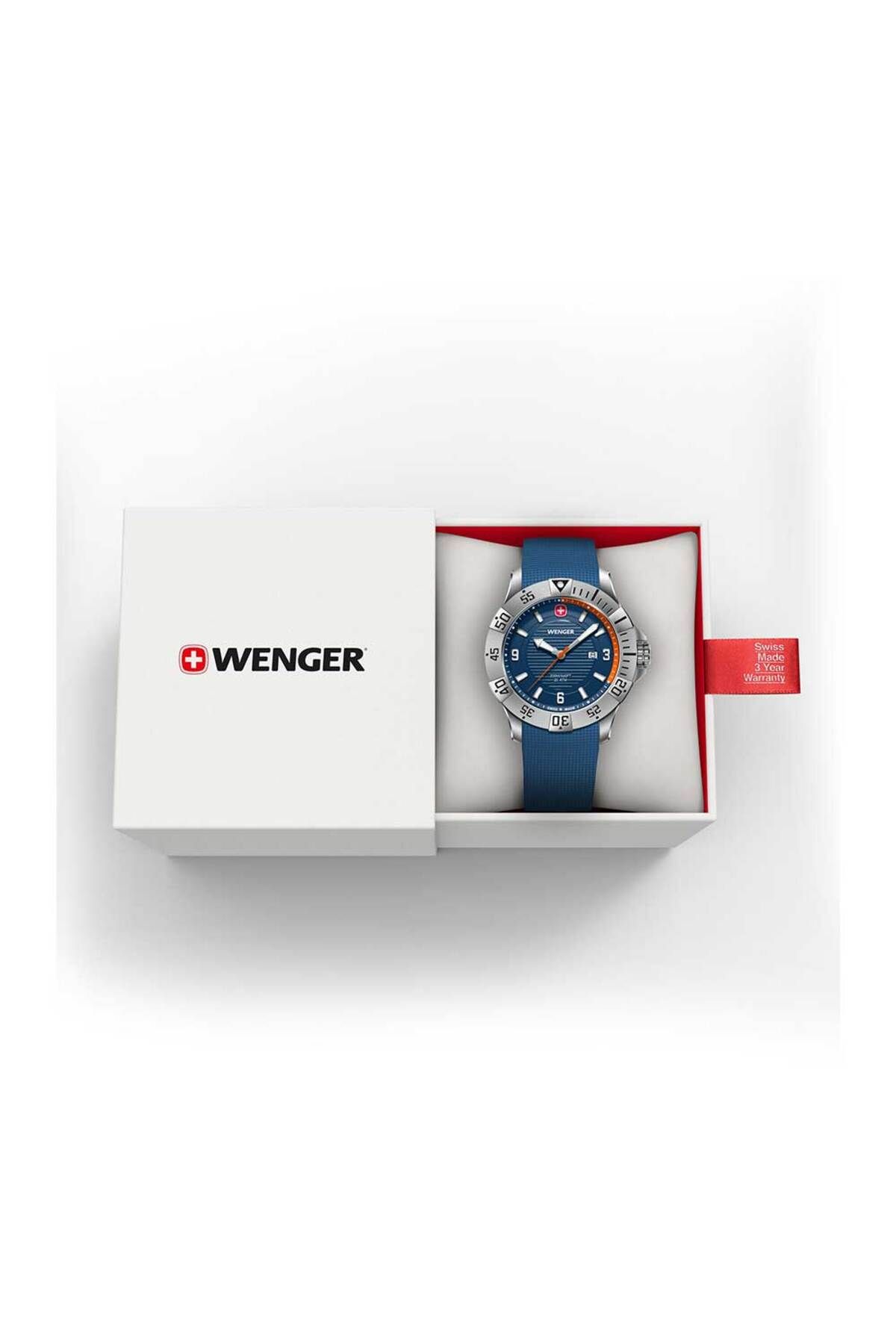 Wenger-Mens Watch Wenger 01.0641.140, Quartz, 43mm, 20ATM 4