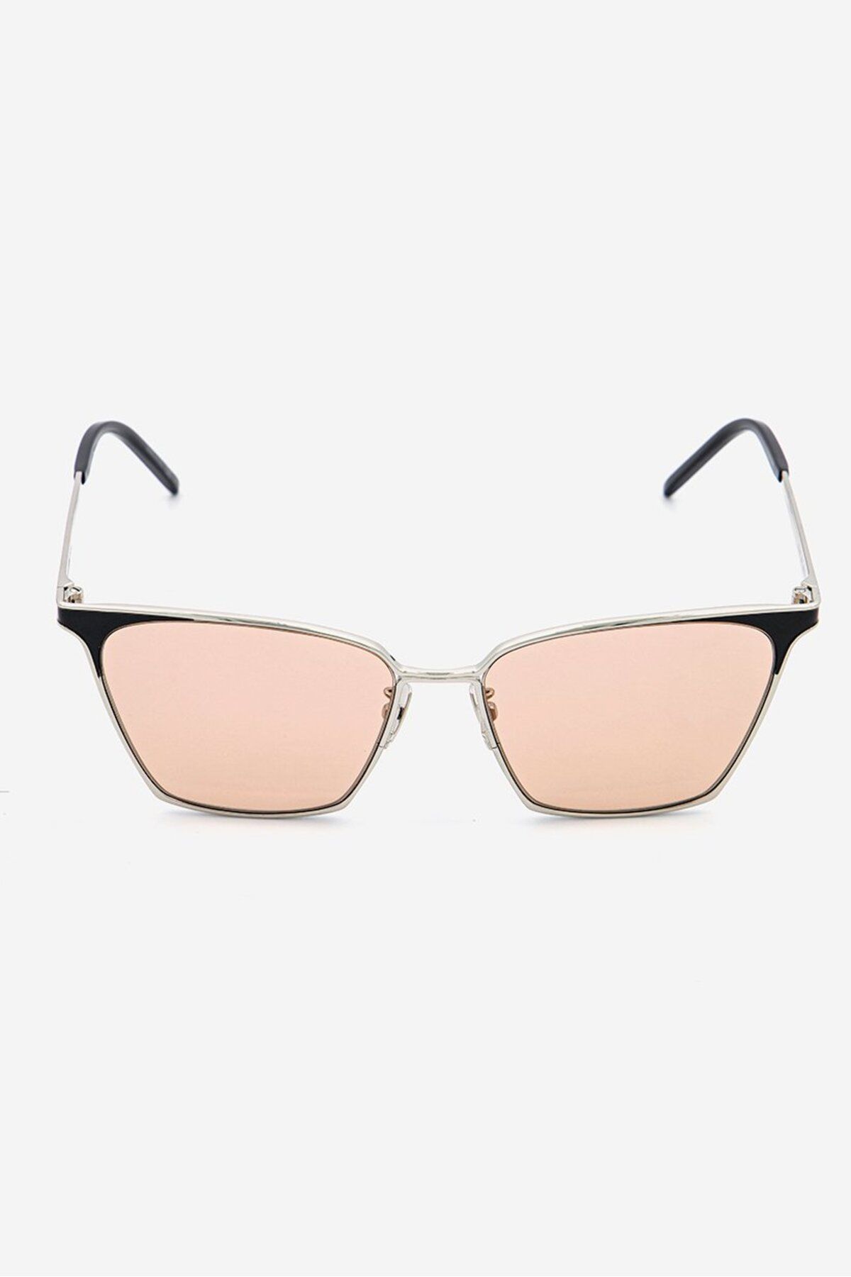 Saint Laurent-Women SL249 Fashionable Cat Eye Sunglasses, Silver 1