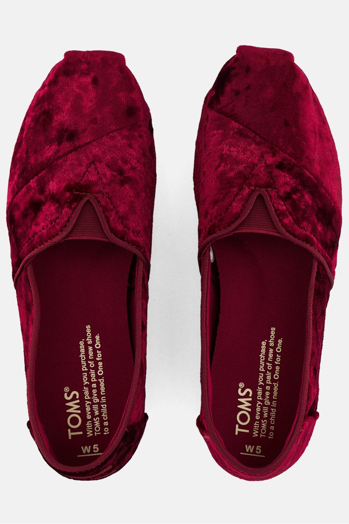 Toms-Women Slip On Casual Shoes, Maroon 3