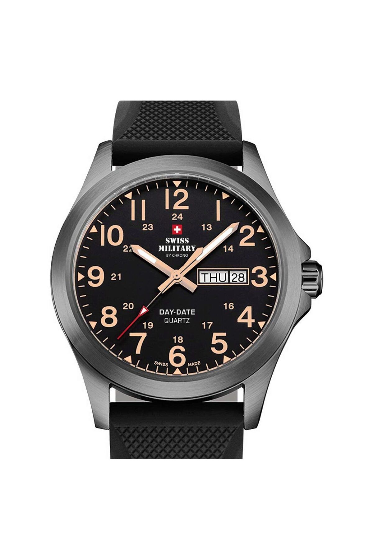 Swiss Military-Ανδρικό ρολόι Swiss Military SMP36040.31, Quartz, 42mm, 5ATM 1