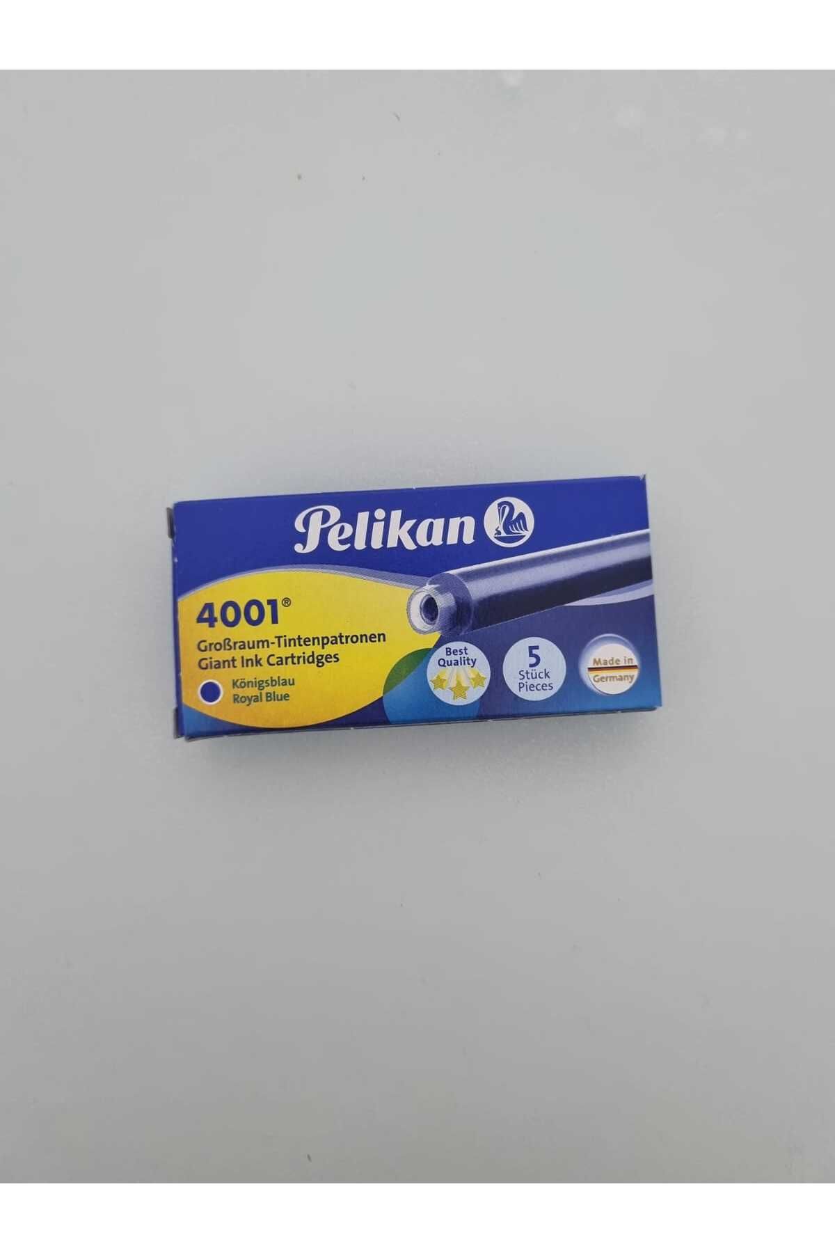 Pelikan Dolma Kalem Kartuşu Uzun Royal Mavi (5'li1 Paket)