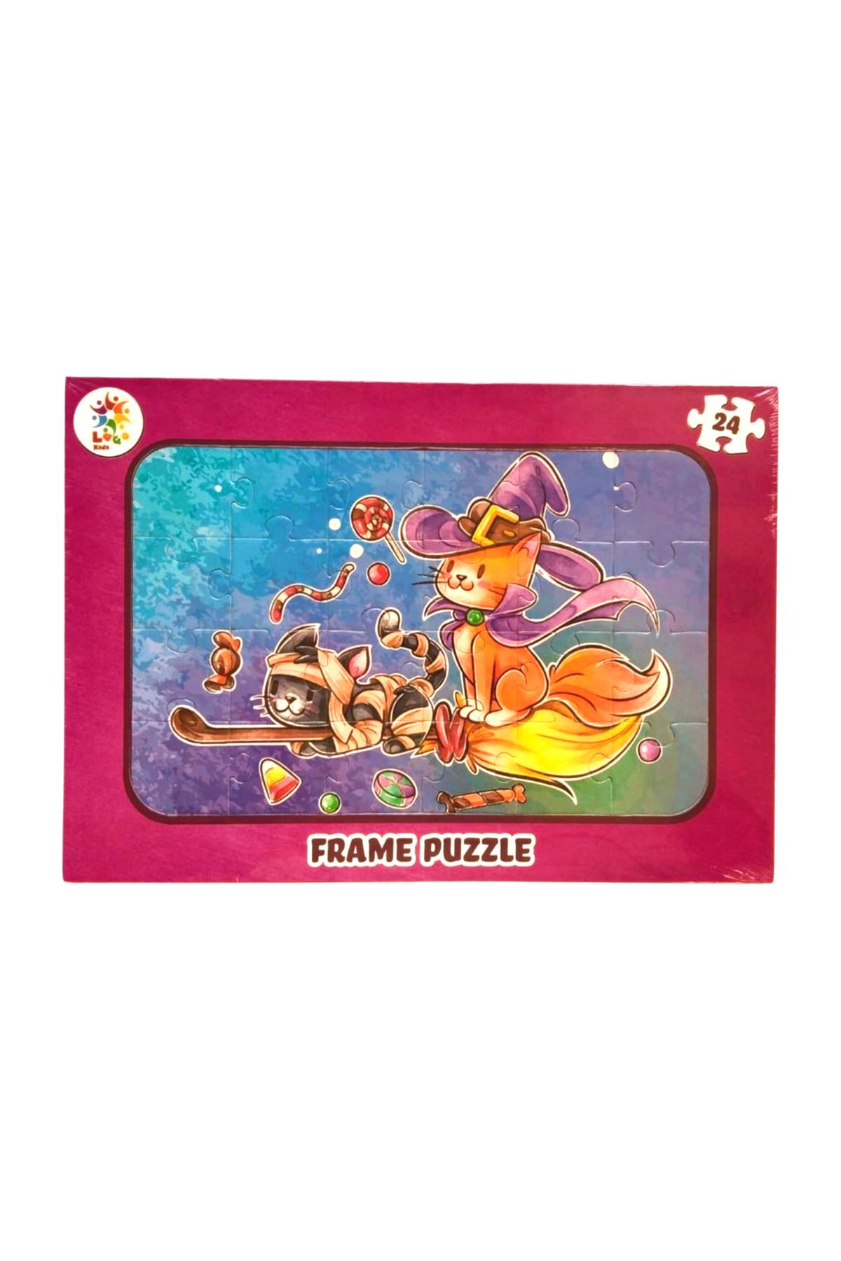 LAÇO KİDS Frame Puzzle 24 Parça Lc7166