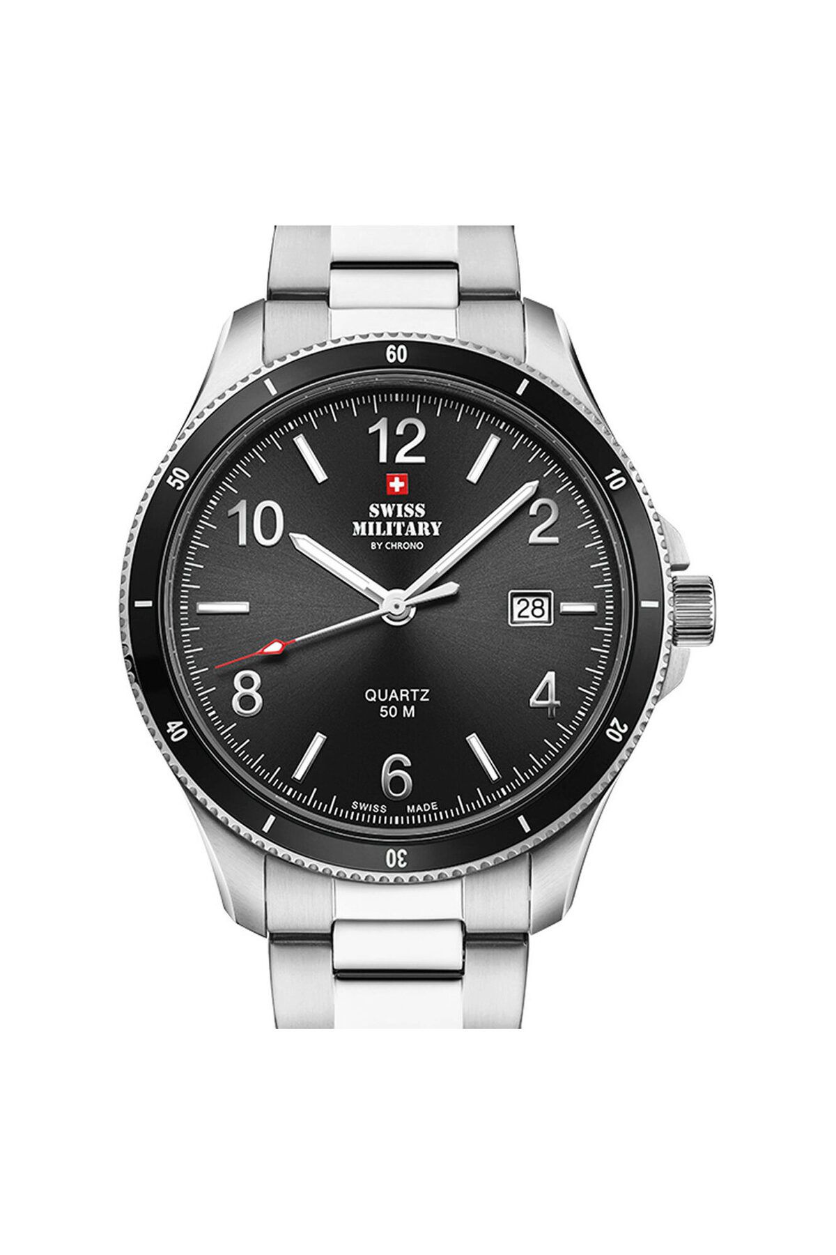 Swiss Military-Ανδρικό ρολόι Swiss Military SM34096.01, Quartz, 42mm, 5ATM 1