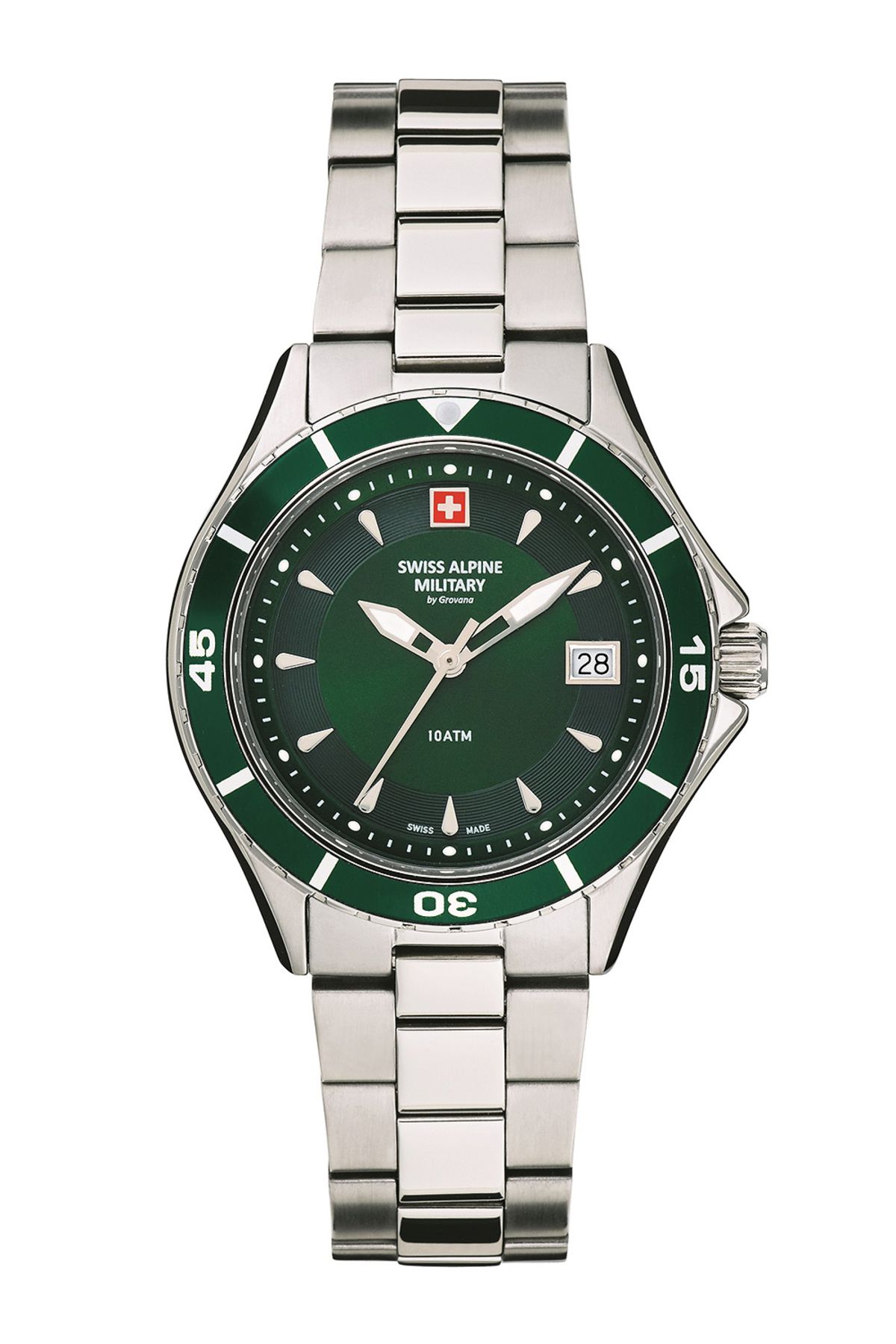 Swiss Alpine Military-Dámske hodinky Swiss Alpine Military 7740.1134, Quartz, 36 mm, 10 ATM 2