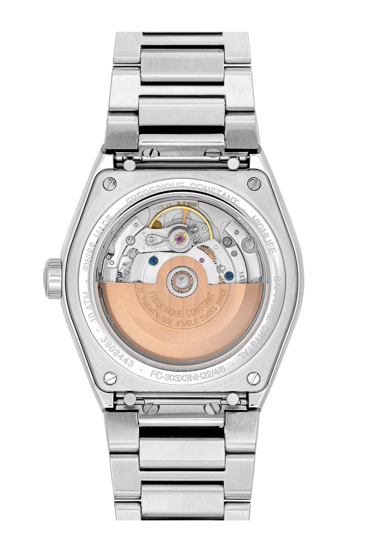 Frederique Constant-Ceas barbatesc Frederique Consant FC-303BLS3NH6B, automat, 39 mm, 10ATM 3