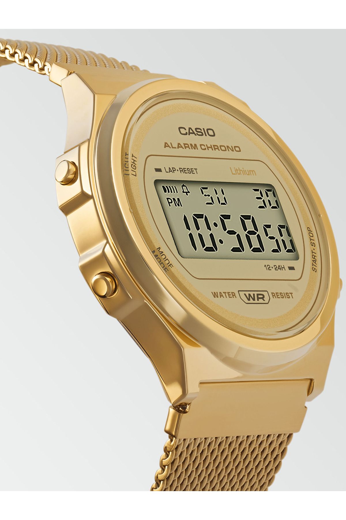 Casio-Dámske hodinky Casio A171WEMG-9AEF, Quartz, 37 mm, 3ATM 2