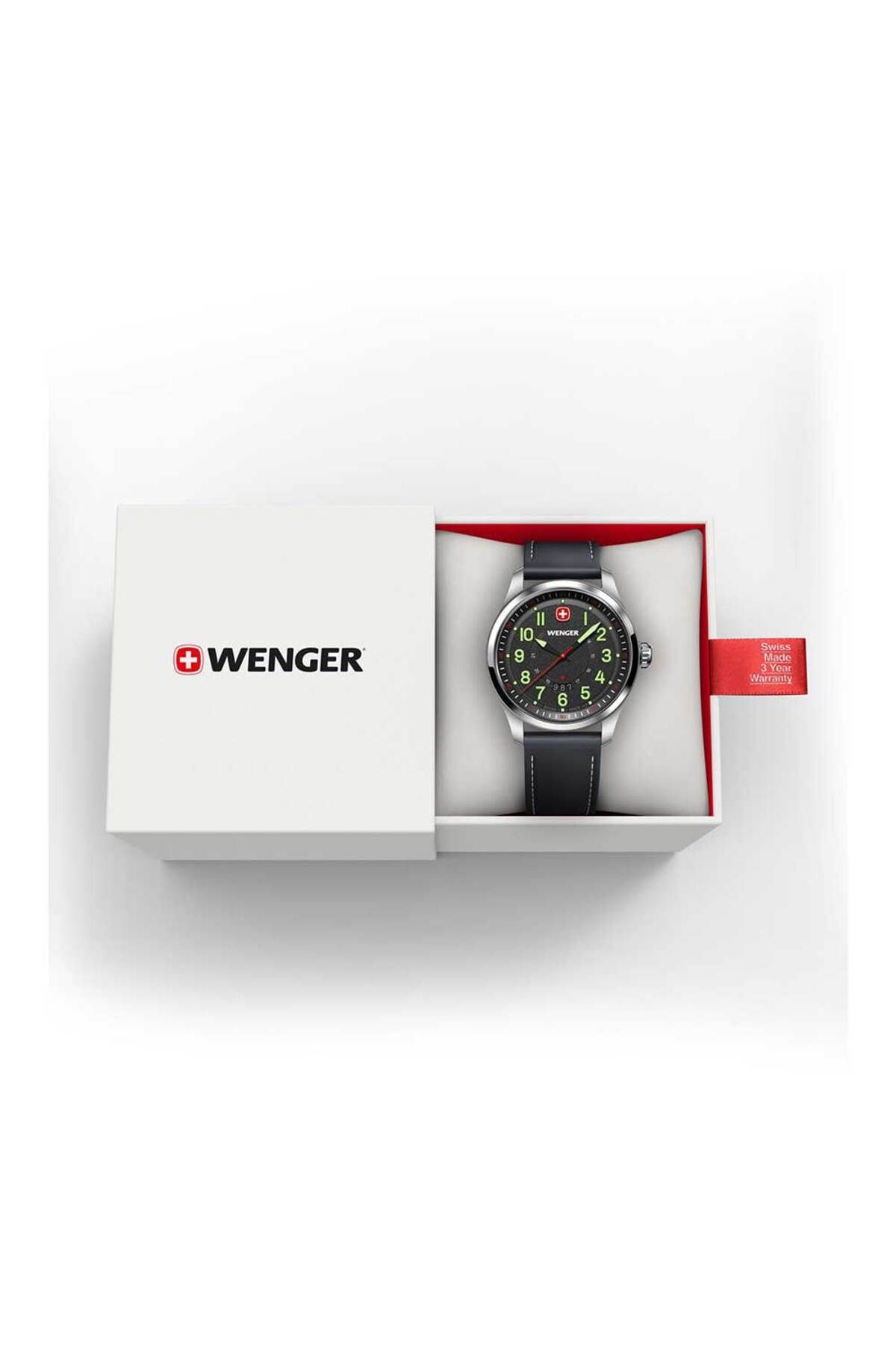 Wenger-Pánské hodinky Wenger 01.0541.121, Quartz, 43mm, 10ATM 4