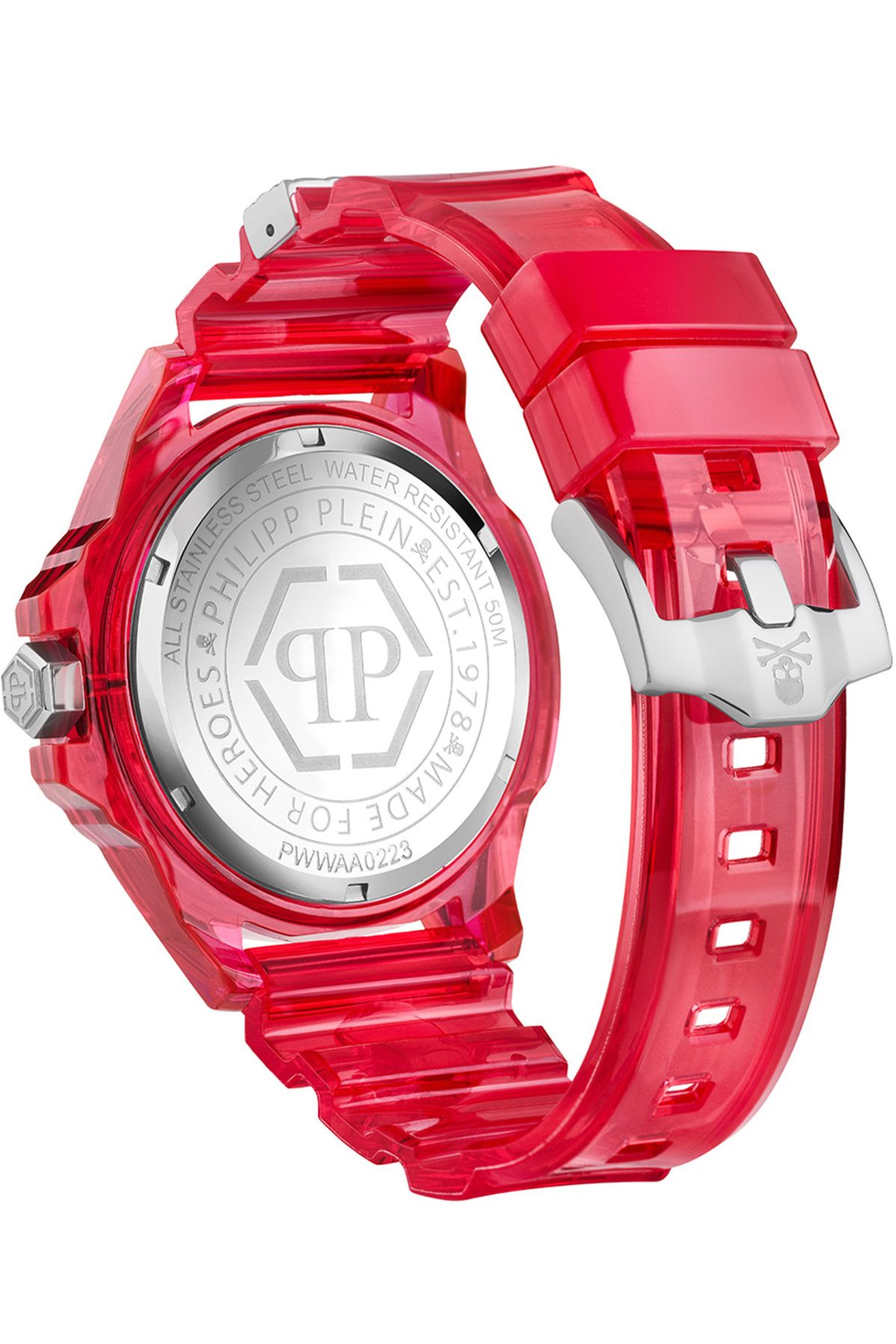 PHILIPP PLEIN-Ανδρικό ρολόι Philipp Plein PWWAA0223, Quartz, 44mm, 5ATM 3