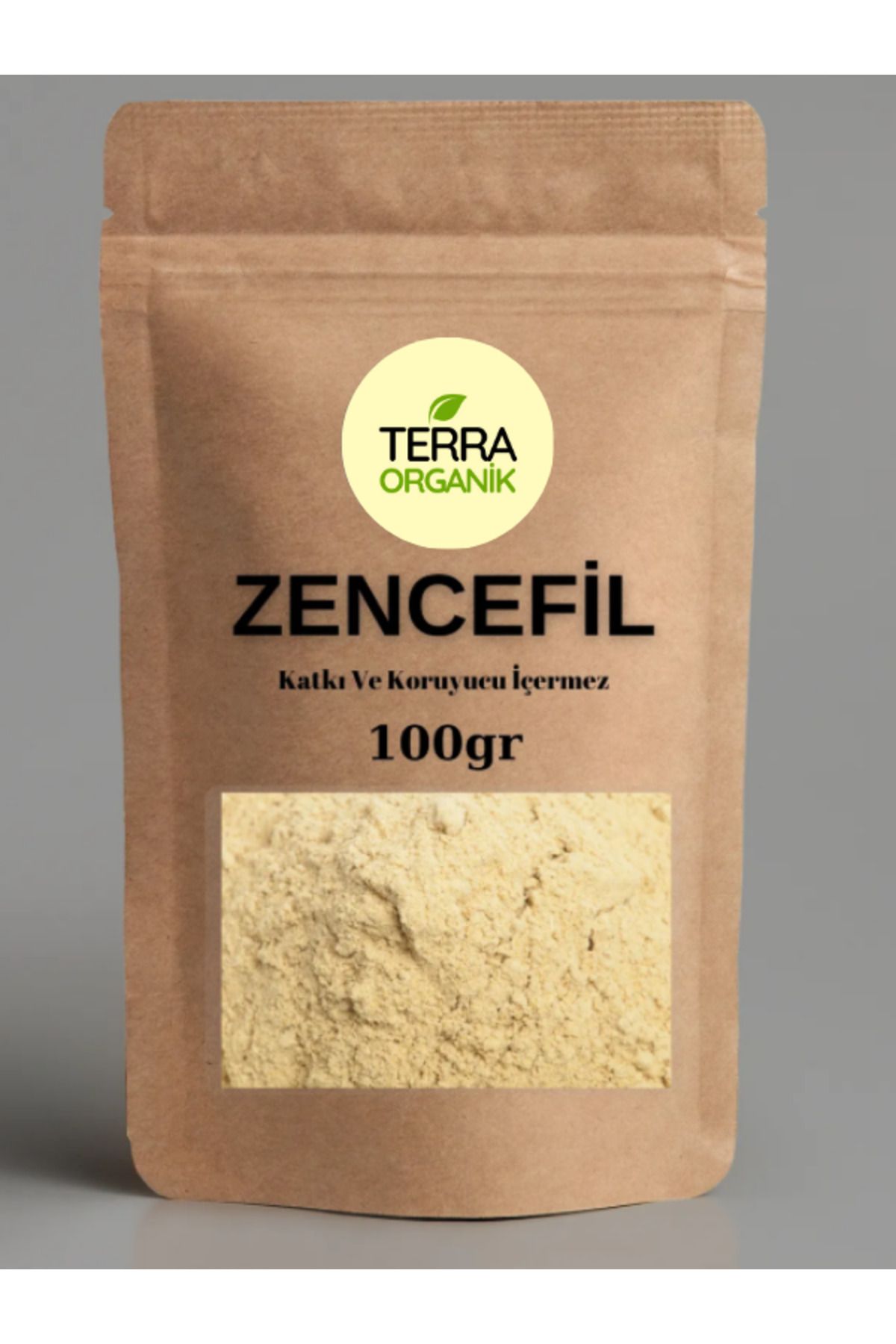 Terra Organik Zencefil Toz 100 gr ( Taze Öğütülmüş, Katkısız )