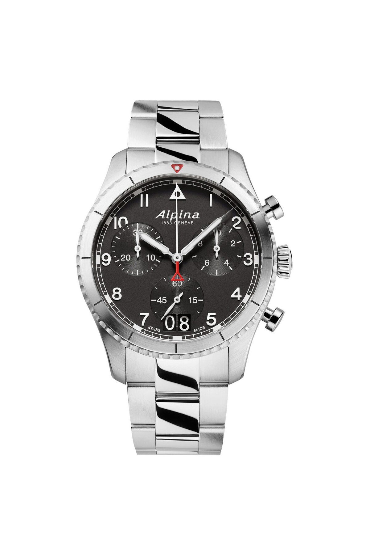 Alpina-Ανδρικό ρολόι Alpina AL-372BW4S26B, Quartz, 41mm, 10ATM 1