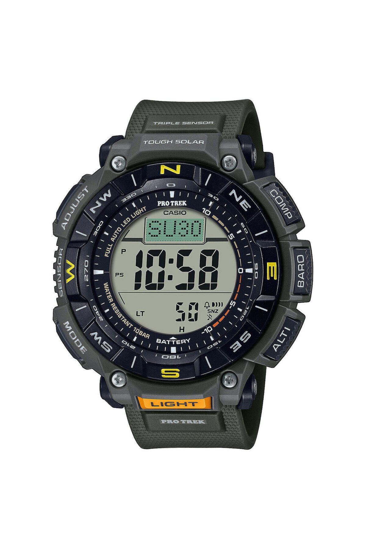 Casio-Ανδρικό ρολόι Casio PRG-340-3ER, Quartz, 53mm, 10ATM 1