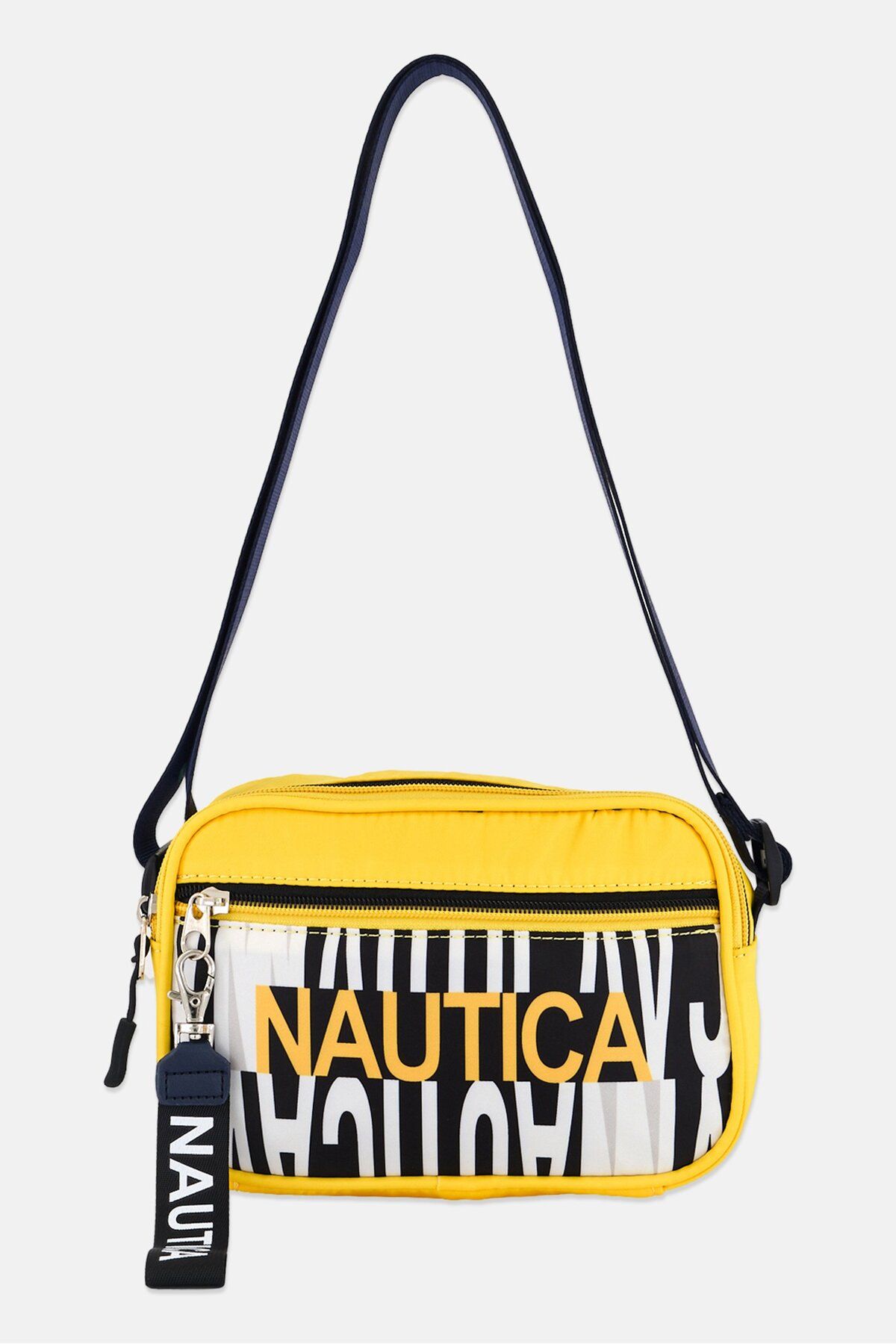 Nautica-Women Brand Logo Cross Body Bag 20 L x 13 H x 7 W cm, Yellow Combo 1