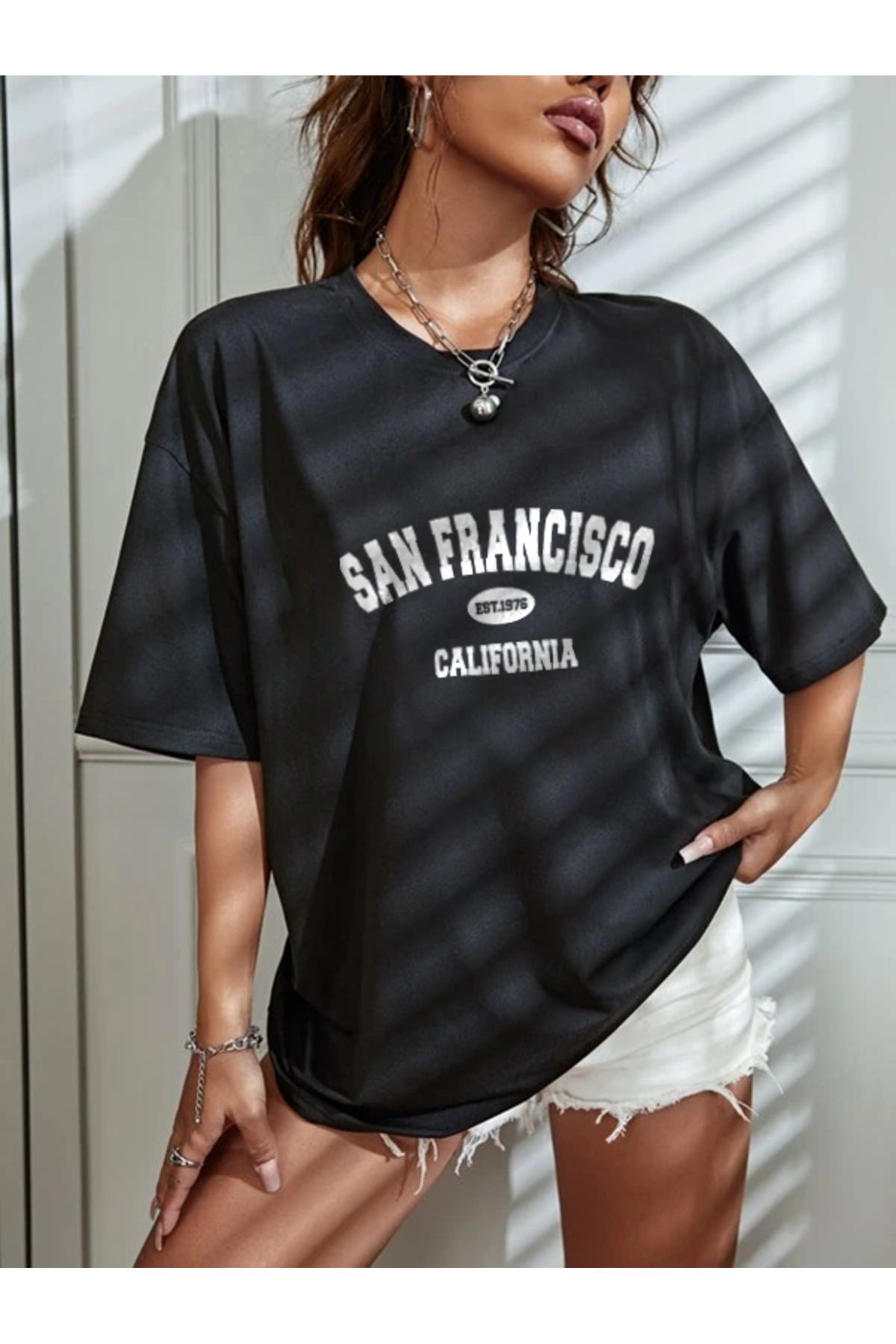 M&A ONE PİECE San Francisco Baskılı Unisex T-shirt