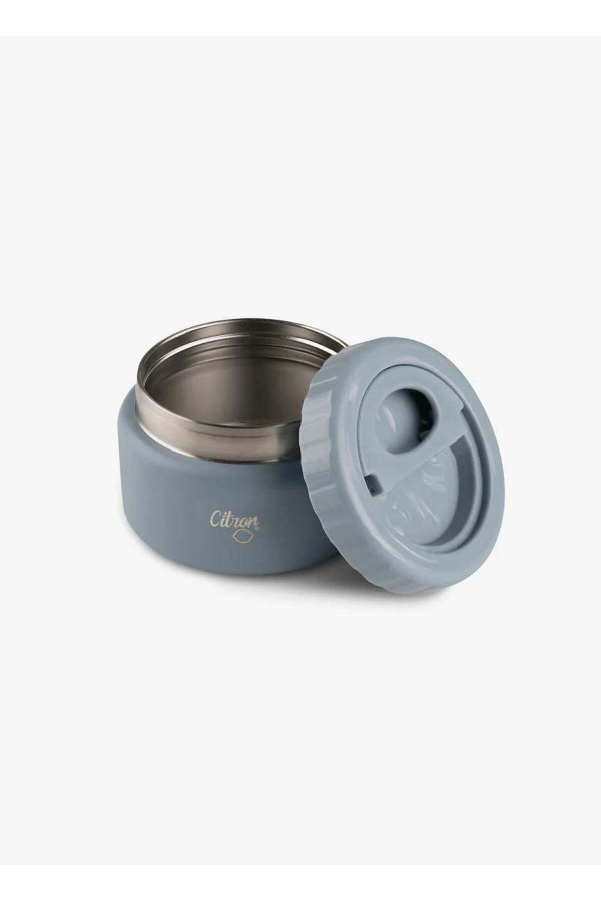 Citron Vakumlu Paslanmaz Çelik Yemek Termosu 250 ml - Dusty Blue 1196380 fotoğrafı 2 (önizleme)