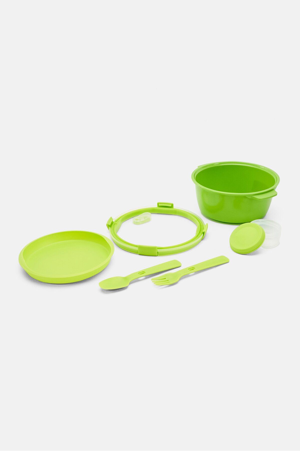 CURVER-Round Shape Lunch Box Set, Green 2
