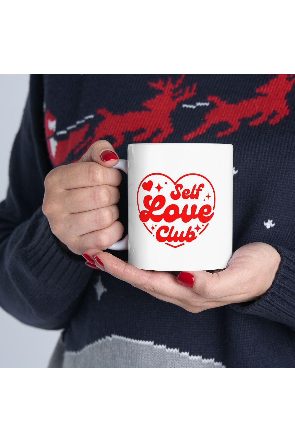 Hilosh Self Love Club Tasarımlı Kupa Bardak Kahve Mug