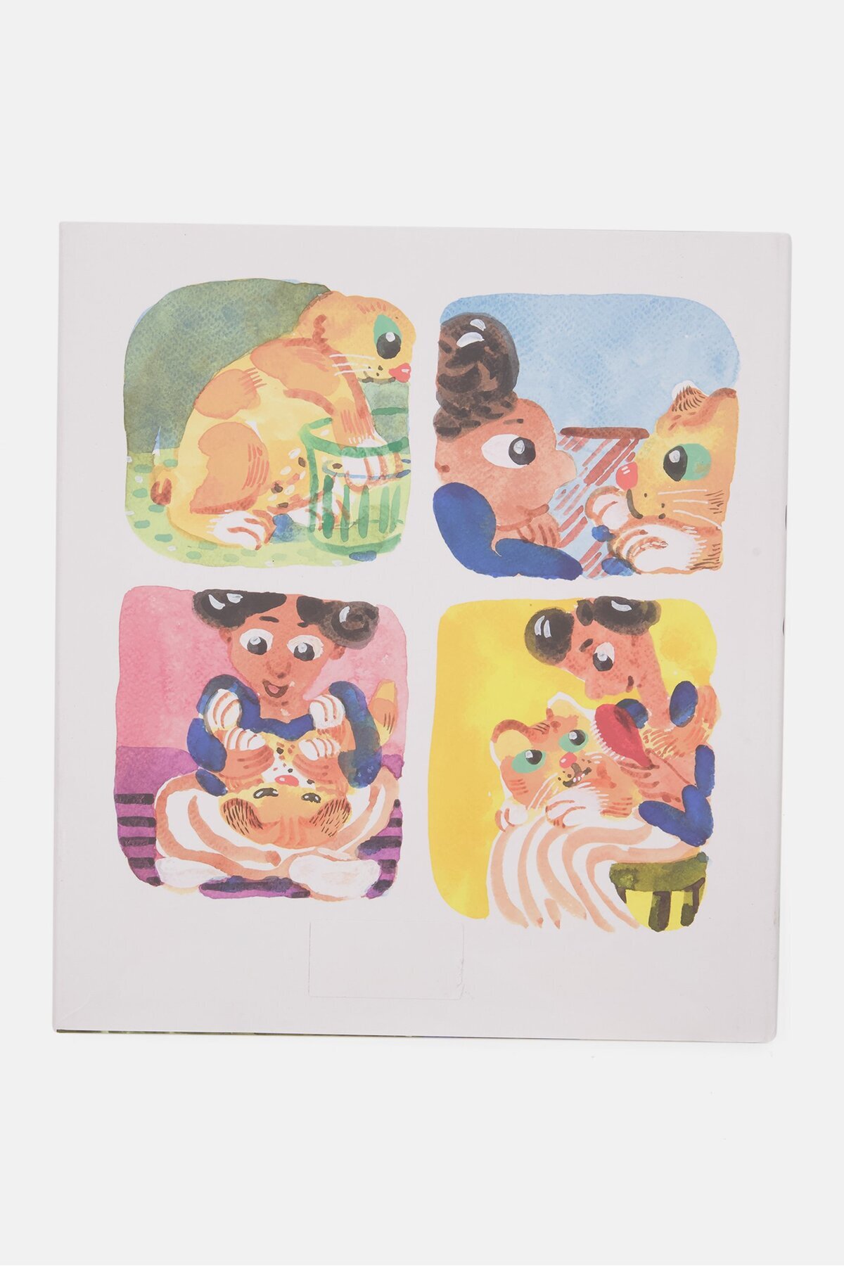 Chris Raschka-Meow Hardcover Picture Book, White 3