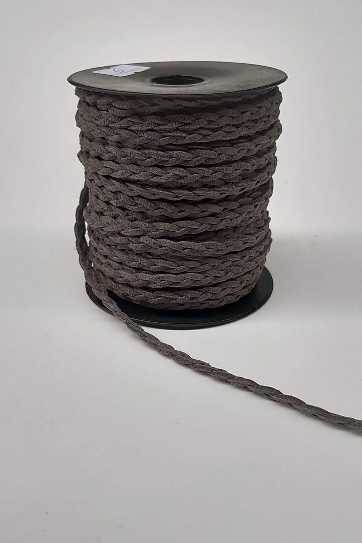 Dark Grey Suede Knitting Yarn