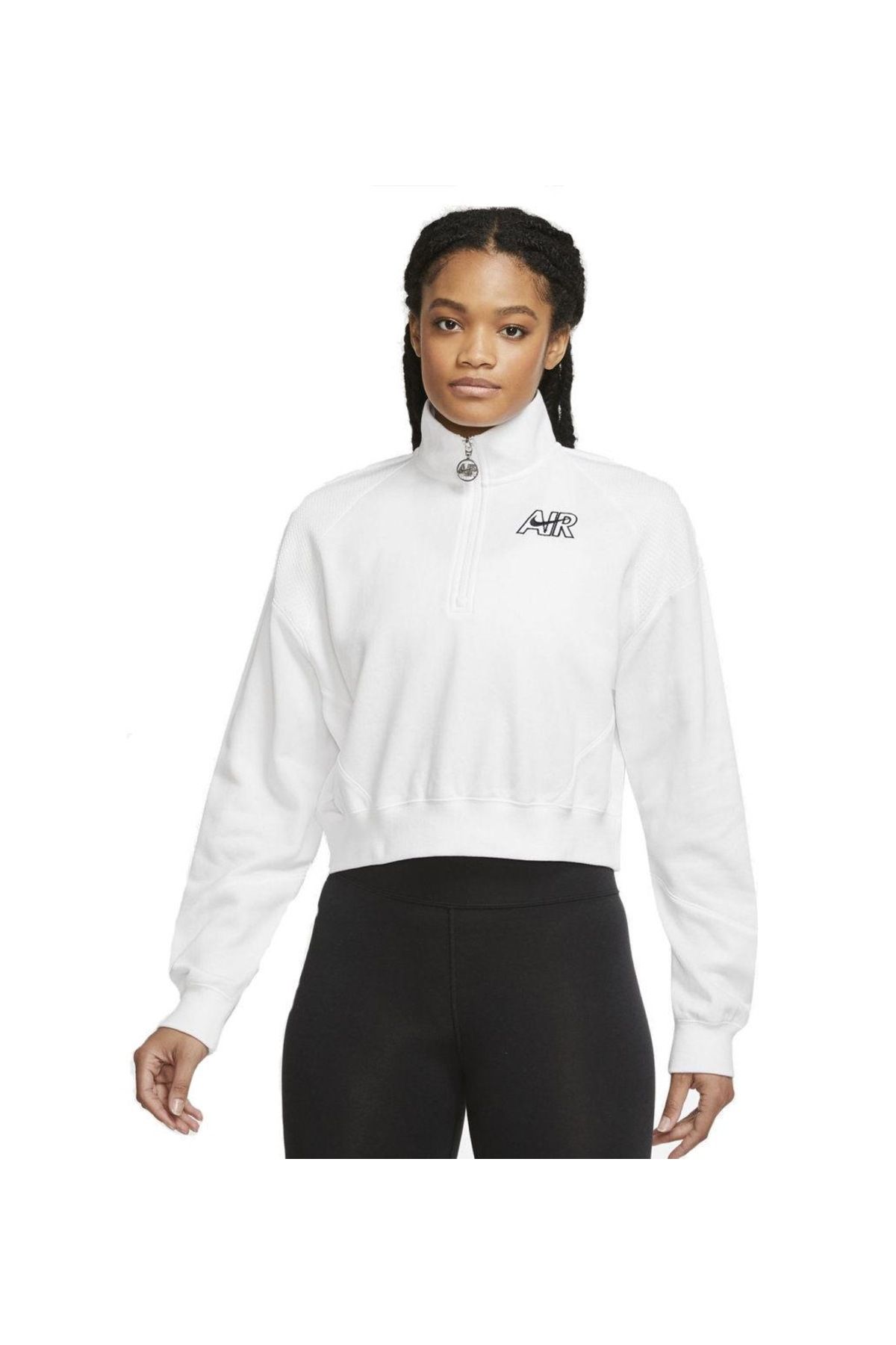 Nike Sportswear Air Cropped Fleece 1/4-Zip Kadın Sweatshirt NDD SPORT