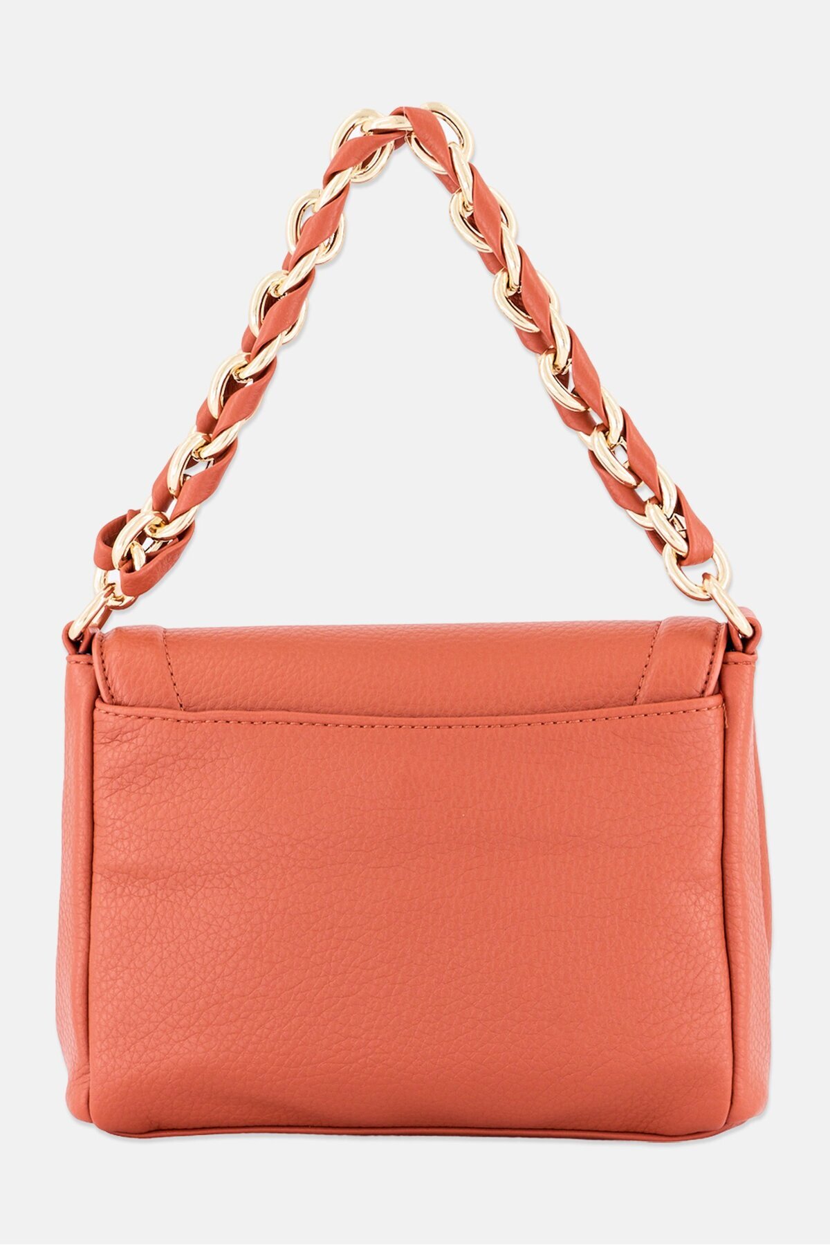 Urban Expressions-Women Solid Cross Body Bag 15 H x 23 L x 7 W cm, Rust 4