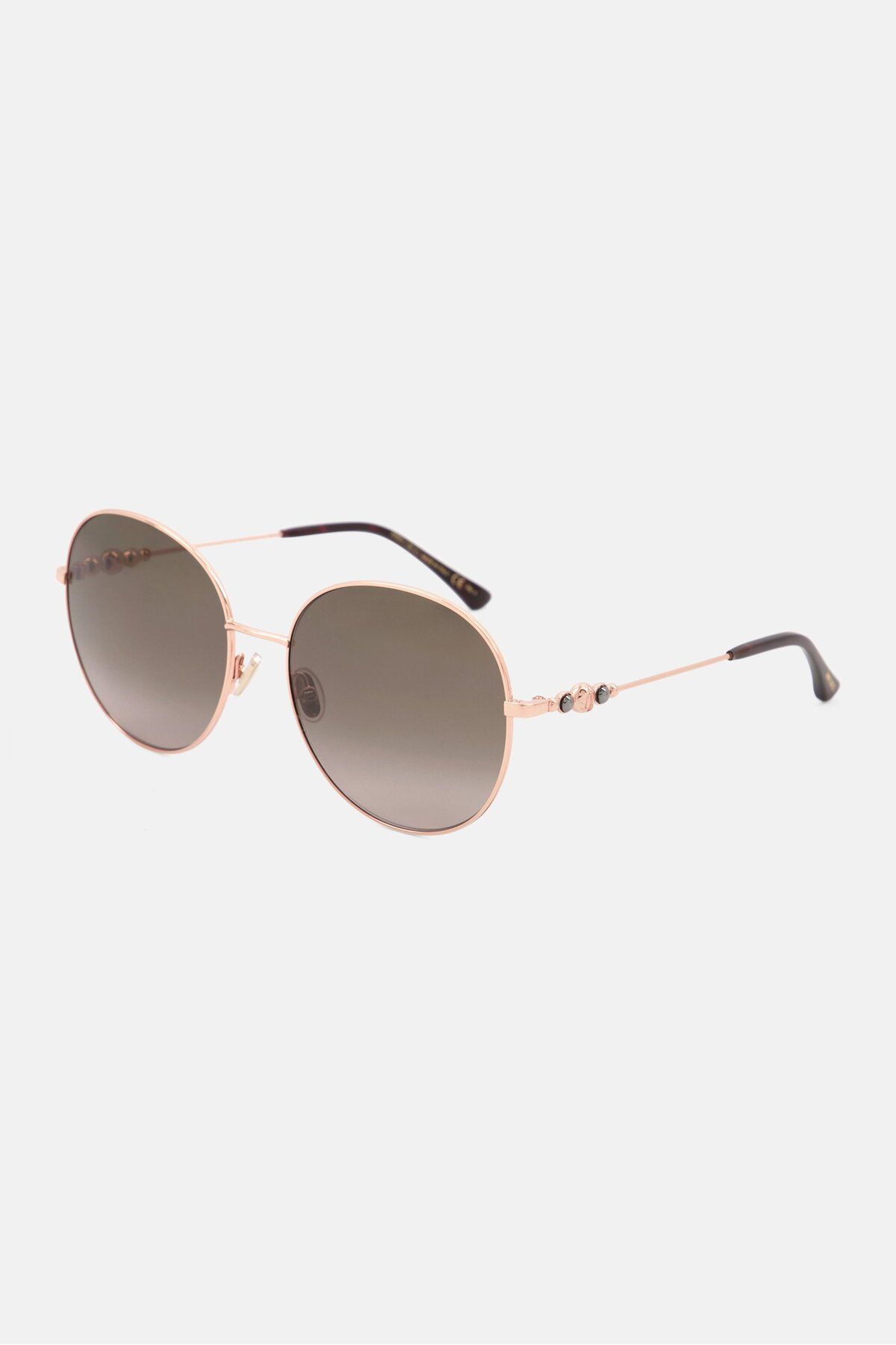 Jimmy Choo-Women BIRDIE Round Sunglasses, Gold Combo 3