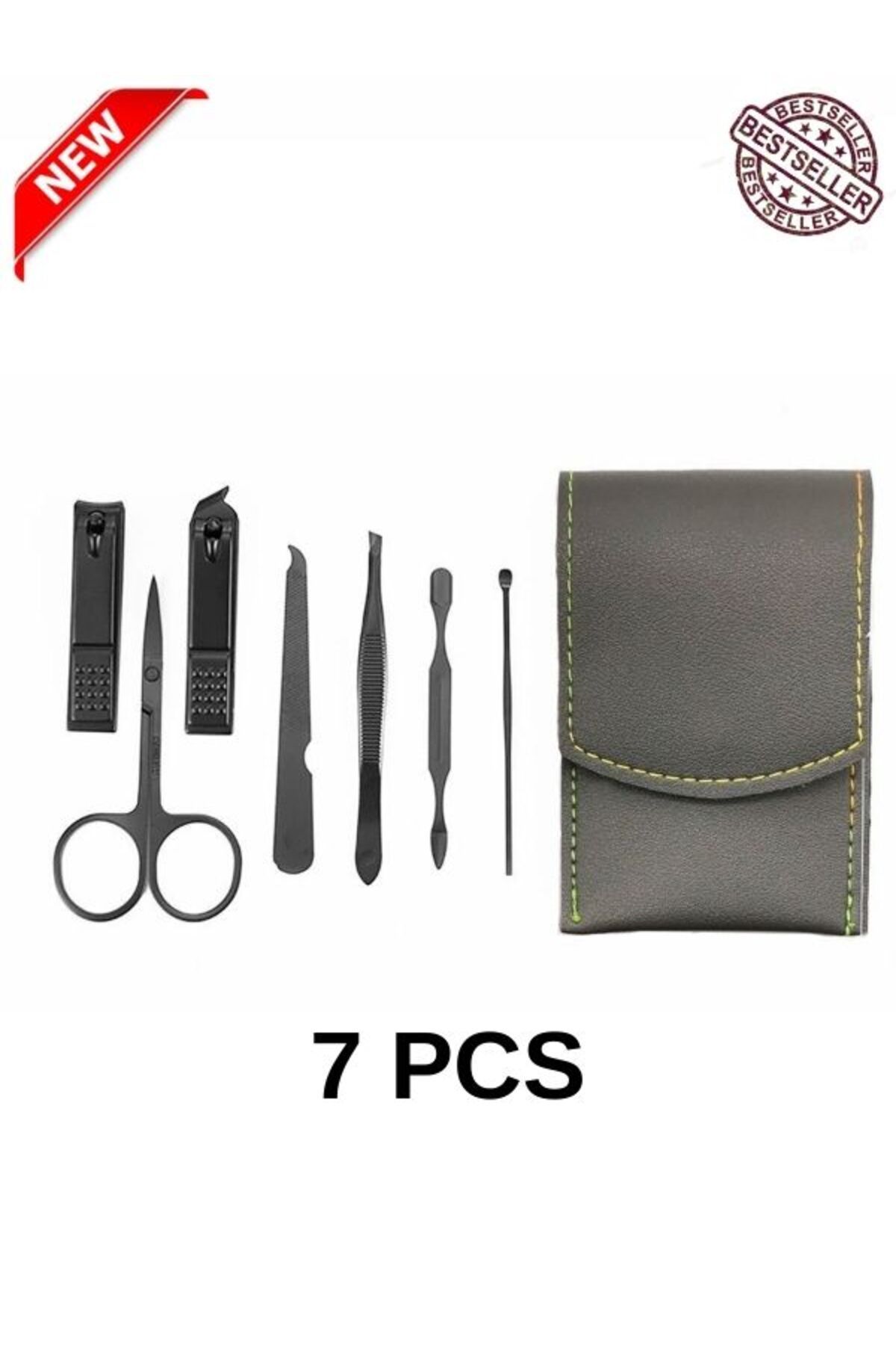 KAİZEN Çelik Manikür Pedikür Seti 7 Parça Profesyonel Bakım Ekipmanı New Series Revo541548