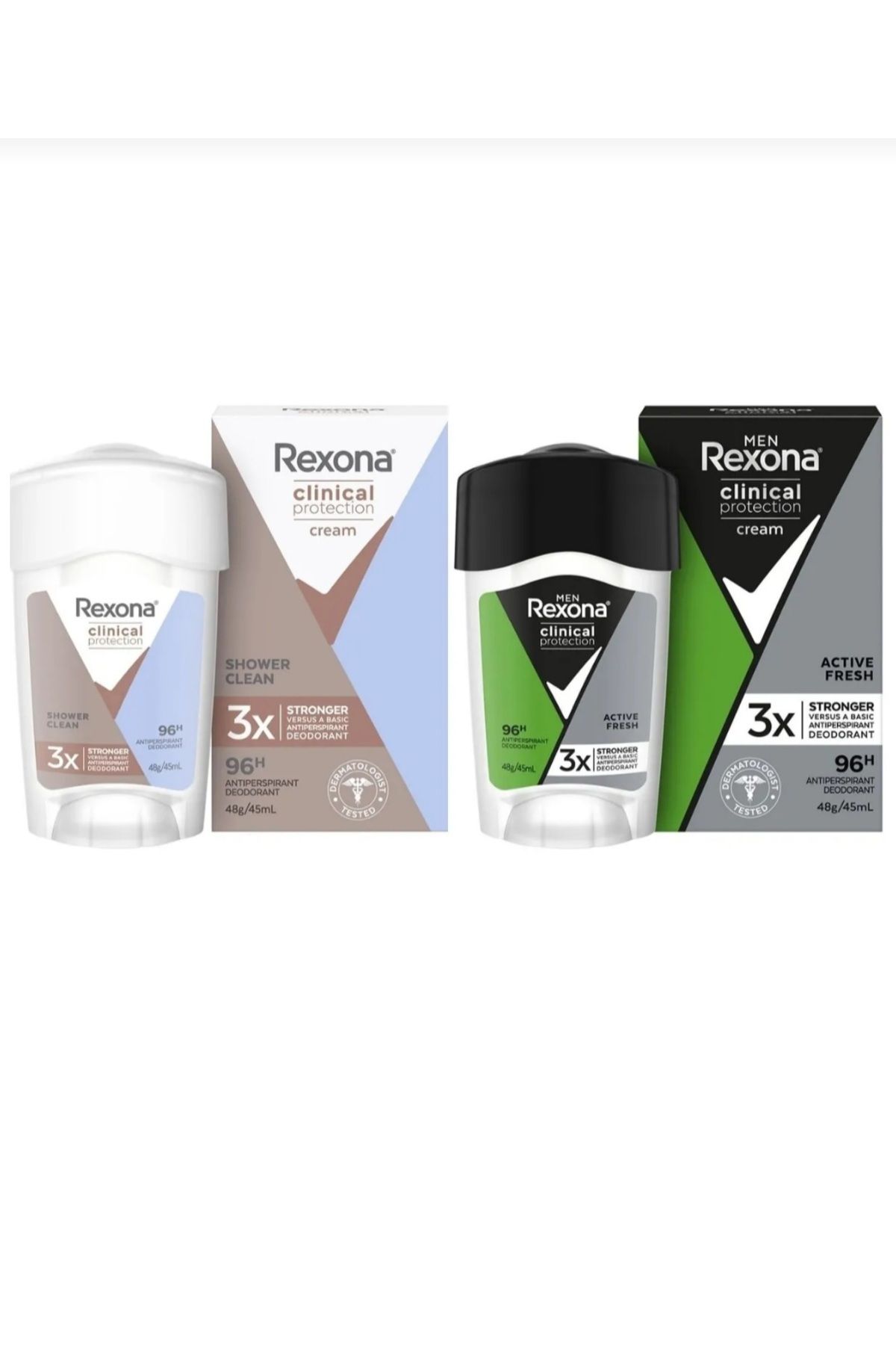 Rexona Clinical Protection Kadın Ve Erkek Stick Deodorant 45ml 2'li Set