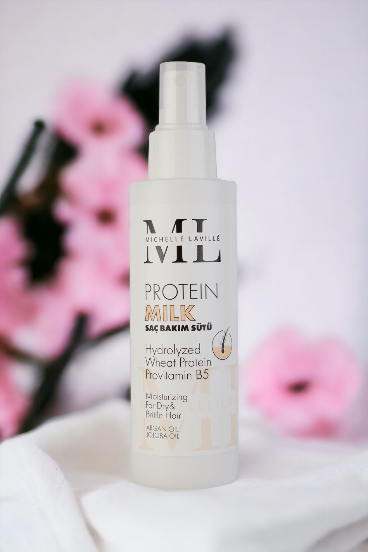 Michelle Laville Güçlendirici, Onarıcı Ve Besleyici Protein Saç Bakım Sütü 150ml - Buğday Proteini, Provitamin B5