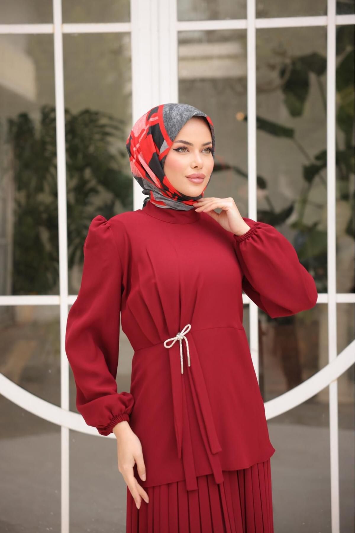 HB MODA COLLECTİON Fiyonk Taşlı Takım