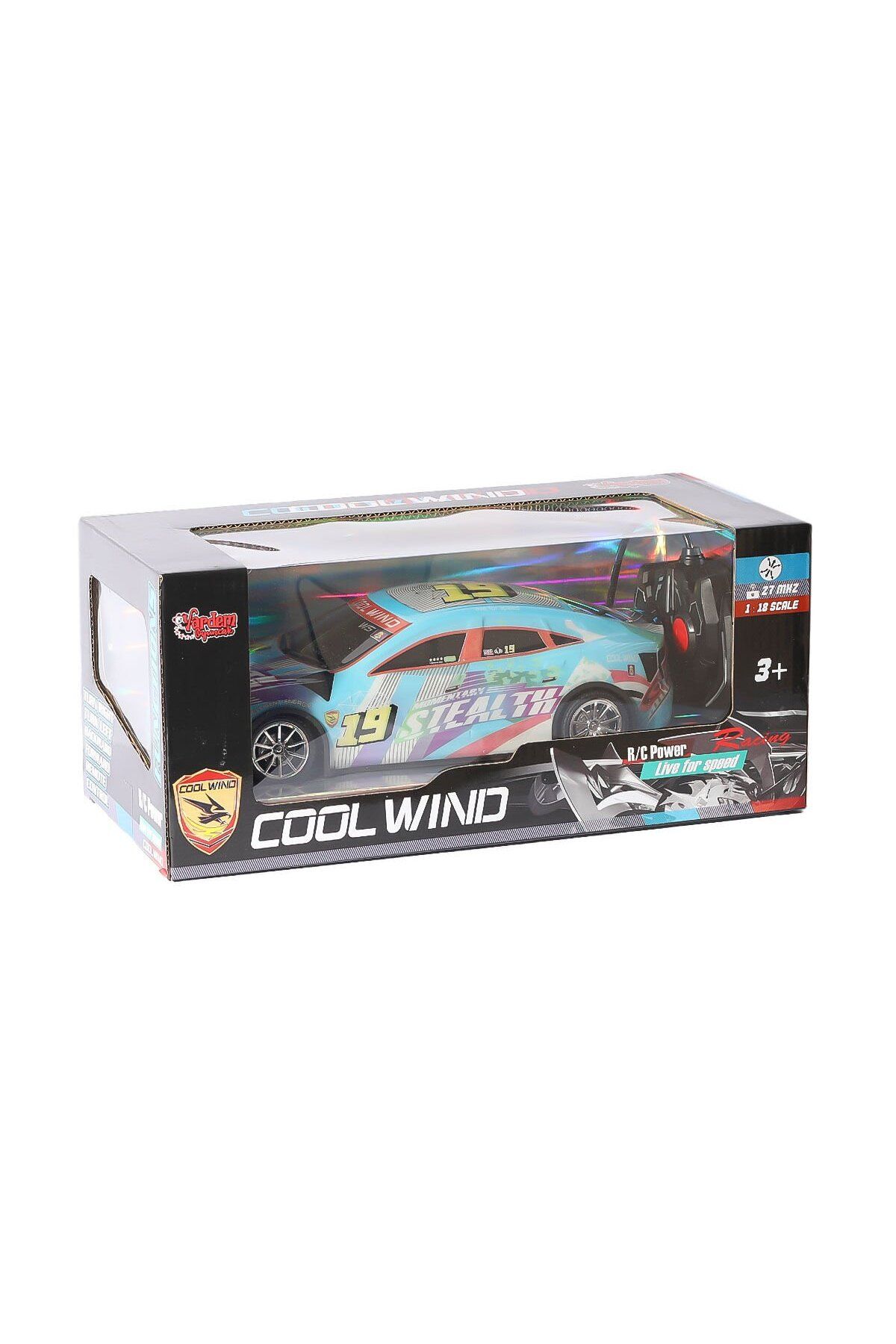 NillyToys XLX-698-19-25-56 Kumandalı Cool Wind Şarjlı Araba 24 cm -Can