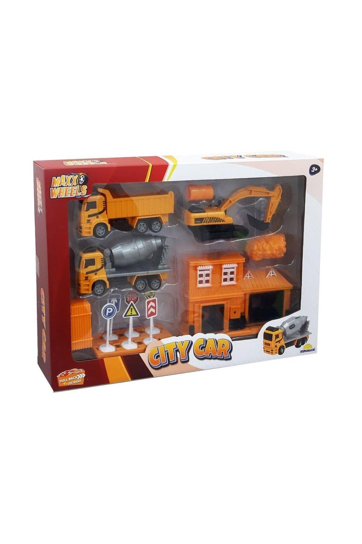 NillyToys 4337 Şehir Araçları Oyun Seti -Sunman