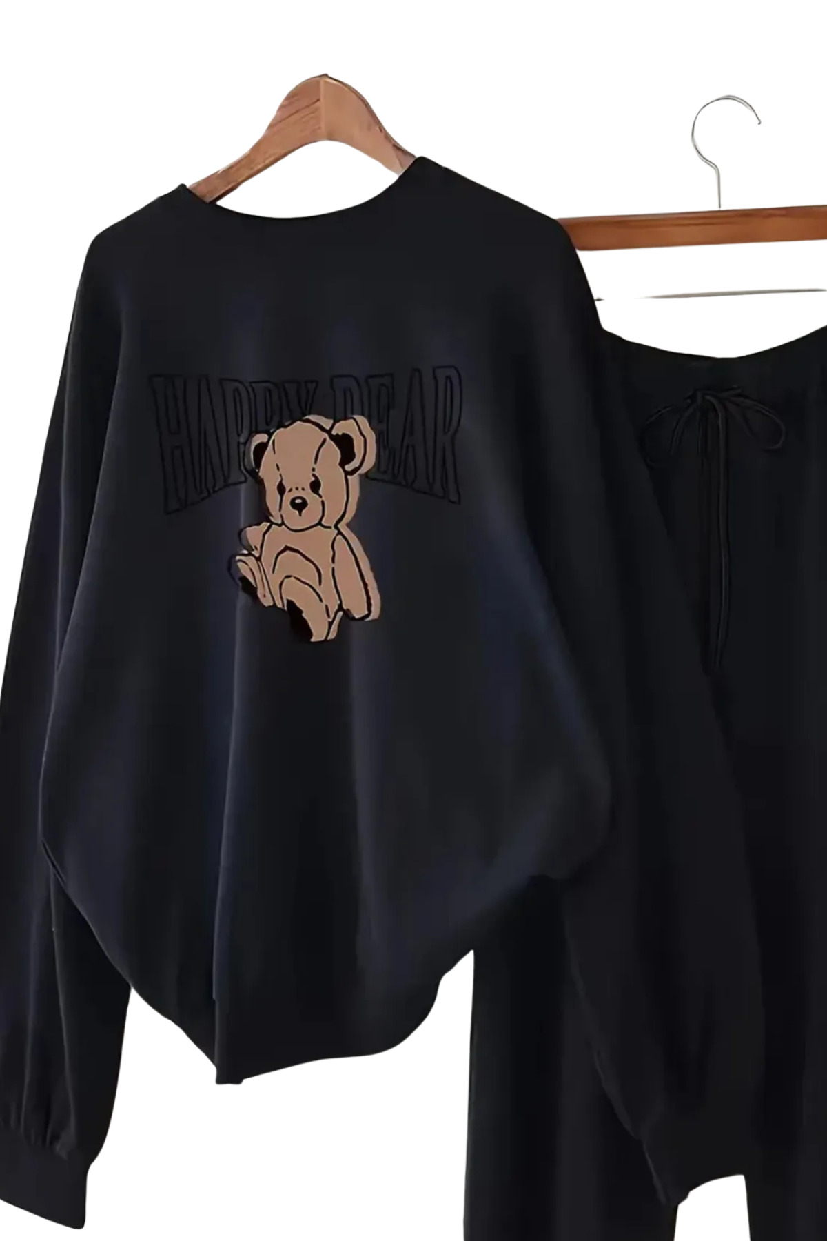 Wish BF  Kadın Günlük Spor Takımı - Bisiklet Yaka Sweatshirt ve Pantolon - Görsel 2