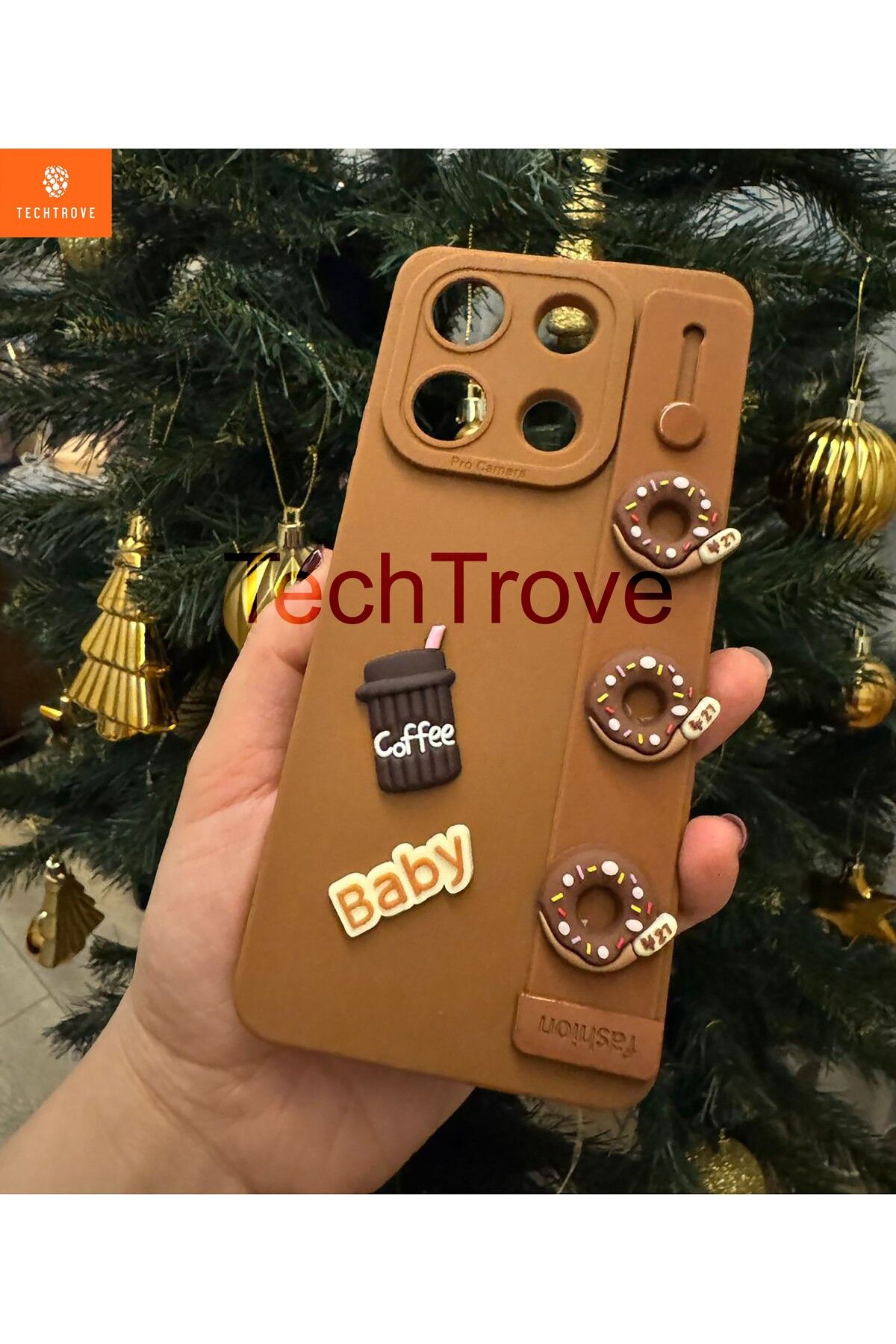 TechTrove Redmi Note 13 4G Kılıf Bobby Tasarımlı Çıkartmalı Kabartmalı Kaliteli Silikon Kılıf