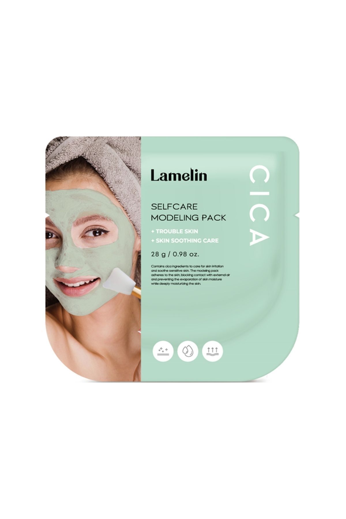 Lamelin Yatıştırıcı Cica Tek Kullanımlık Modelling Maske Seti Lamelin Modelling Pack