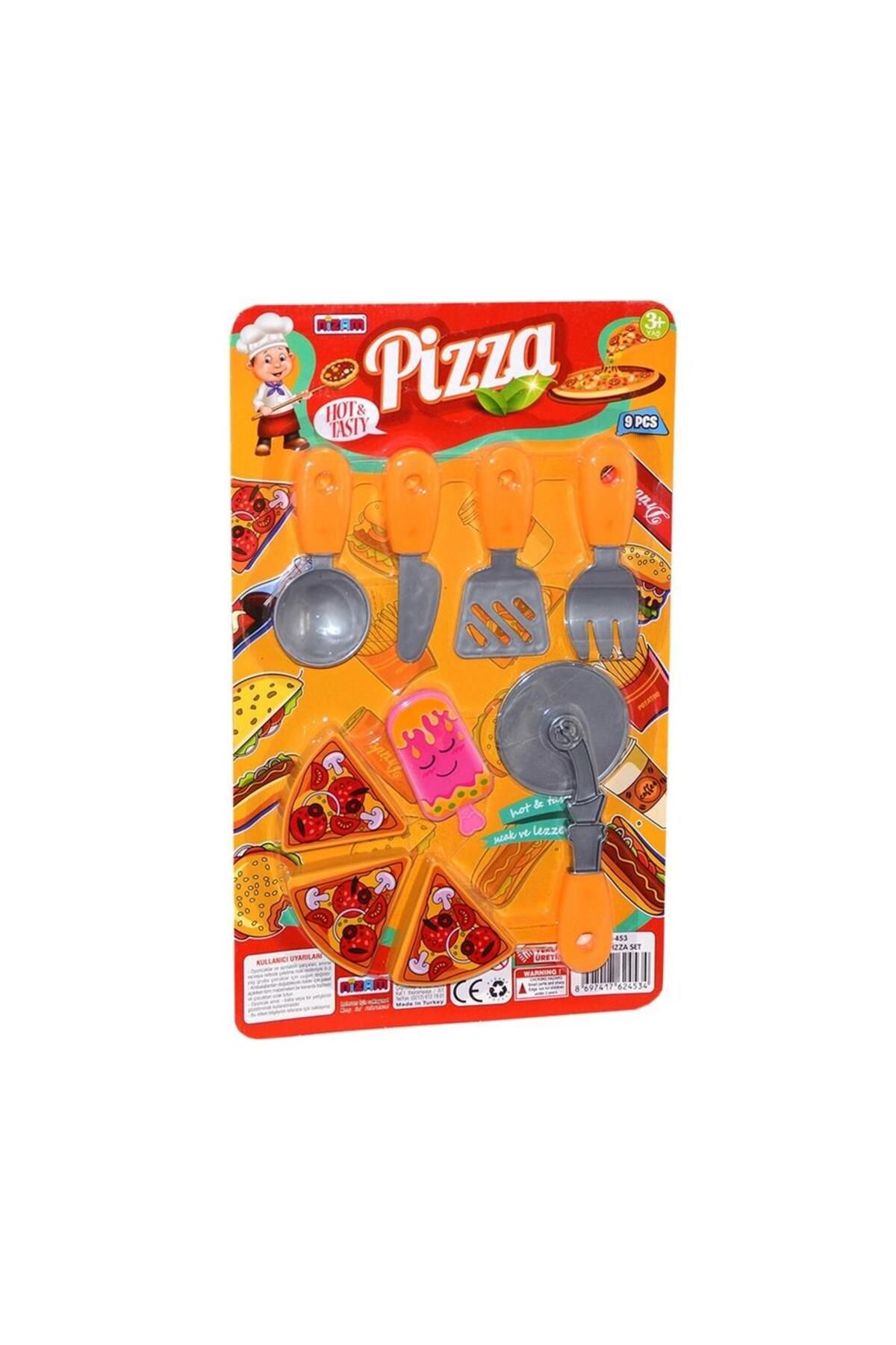 NEZADE STORE 9 Parça Pizza Oyuncak Seti