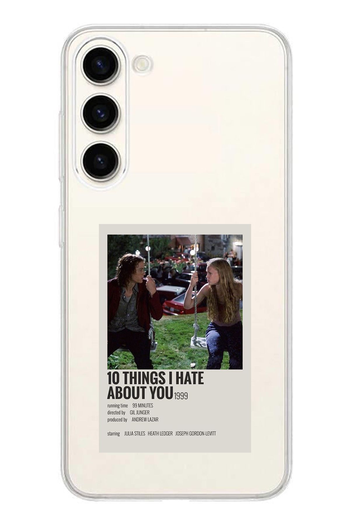 TechTree SAMSUNG S24 PLUS Uyumlu 10 things i hate about you Tasarımlı Şeffaf Silikon Kılıf