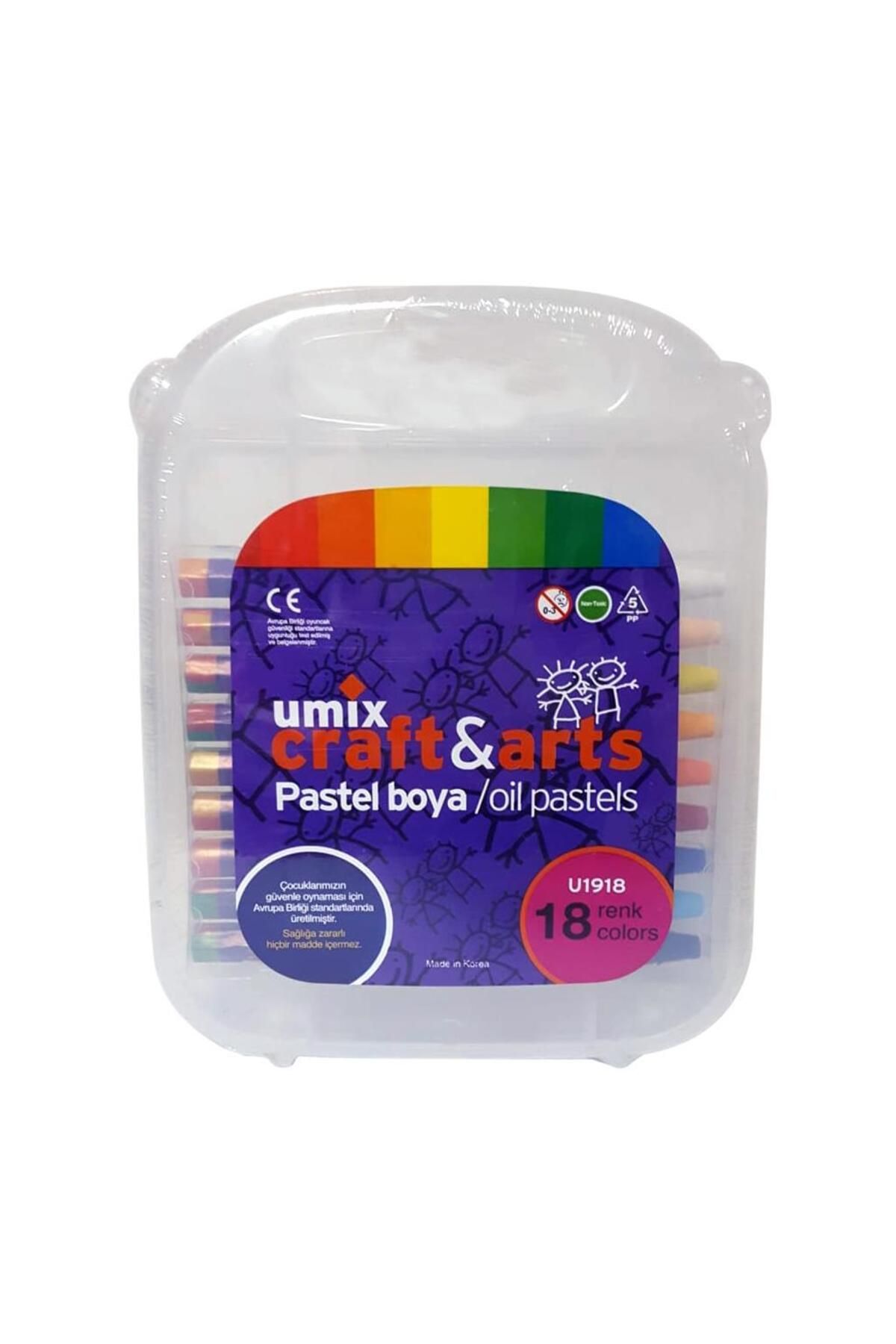 Umix PASTEL BOYA CRAFTS&ARTS 18 RENK  (U1918)