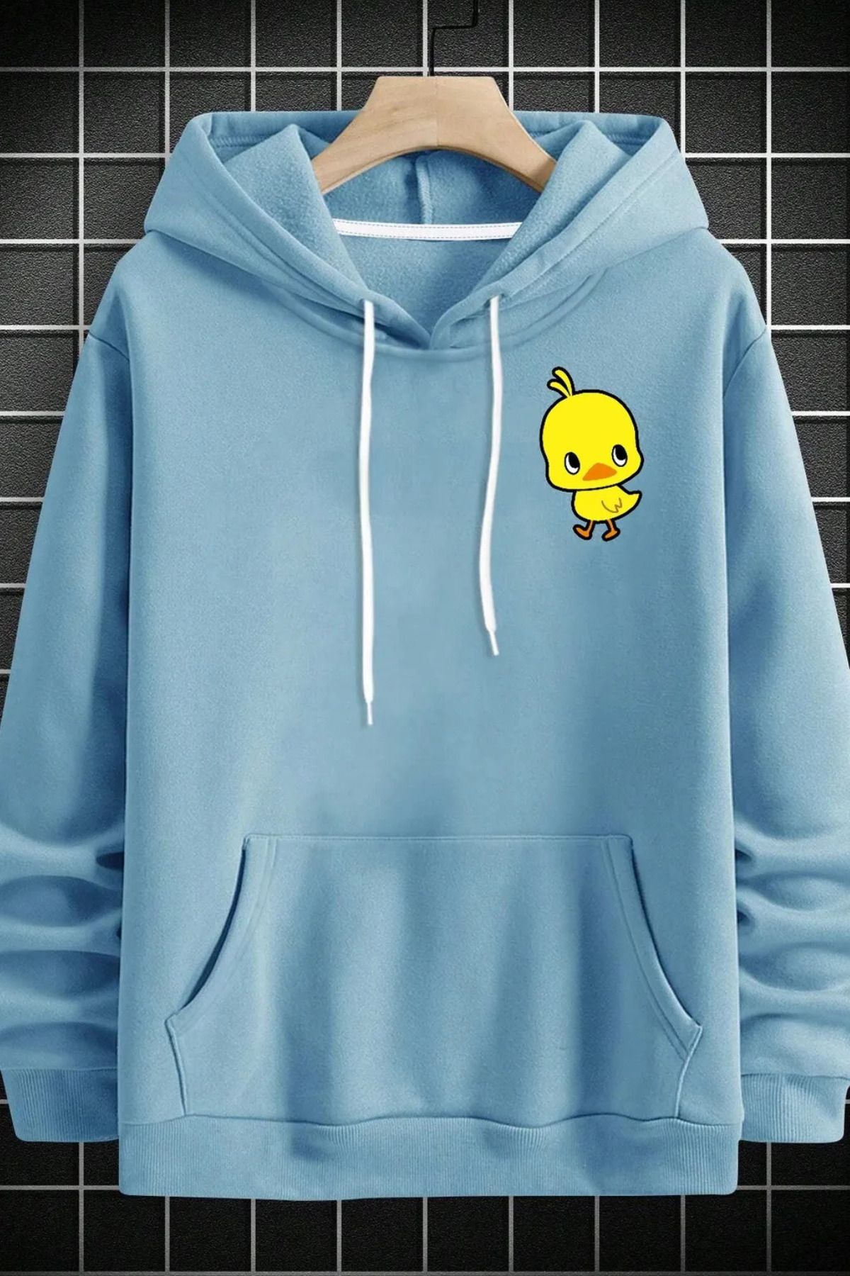 Wish BF Anime baskılı Kapüşonlu Sweatshirt Hoodie