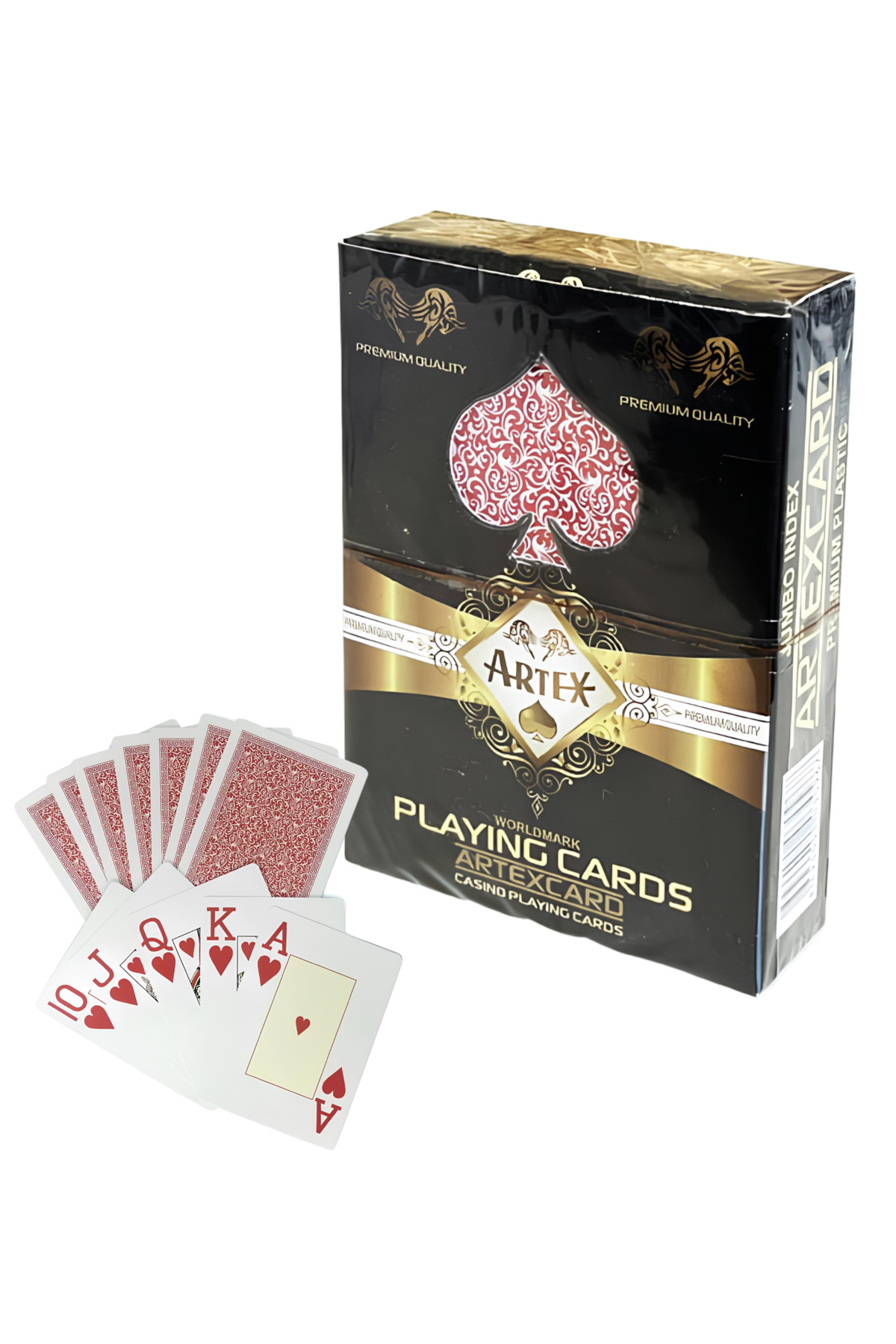MSMETICARET Artex Jumbo %100 Plastik Iskambil Poker Biriç Casino
