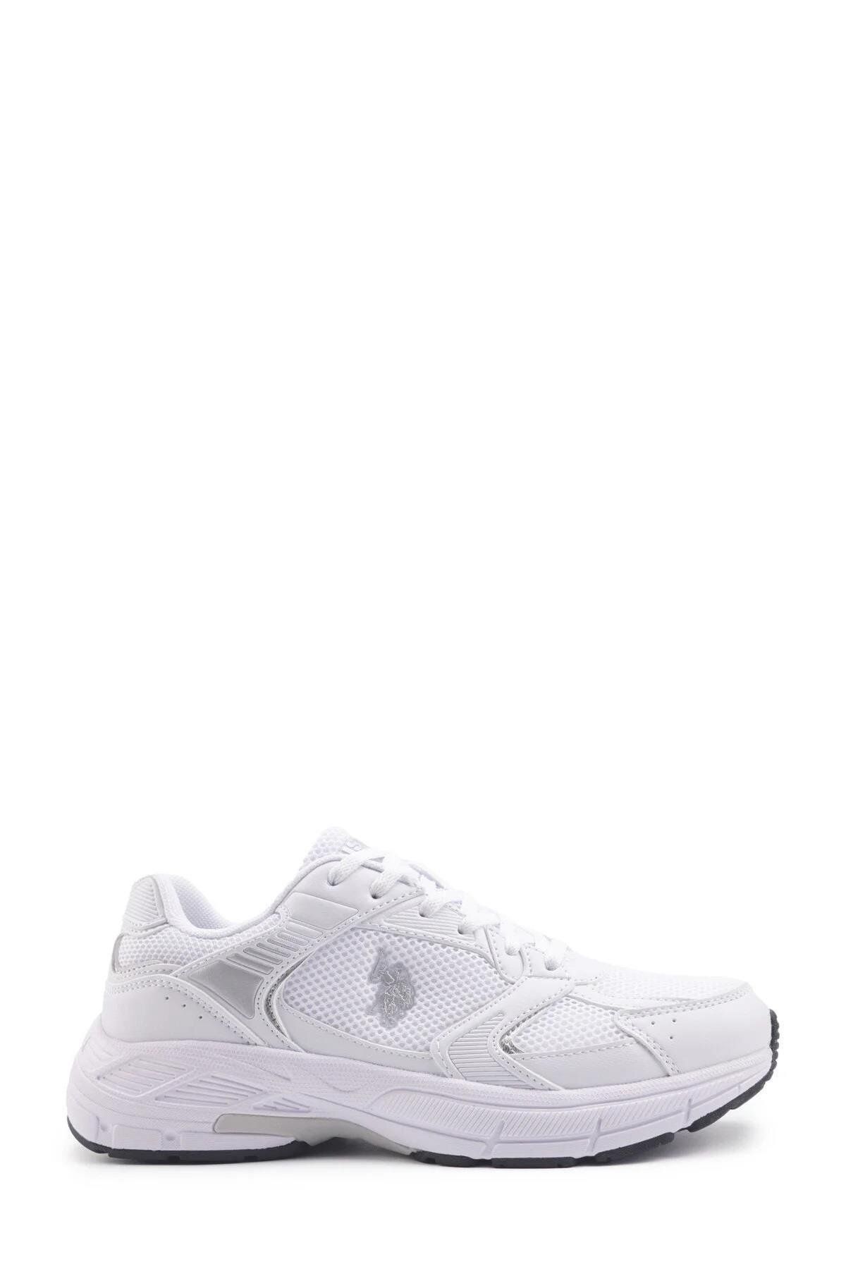 U.S. Polo Assn.-U.S. Polo Assn Felix WMN 4FX - White and Gray Women's Sneakers 1