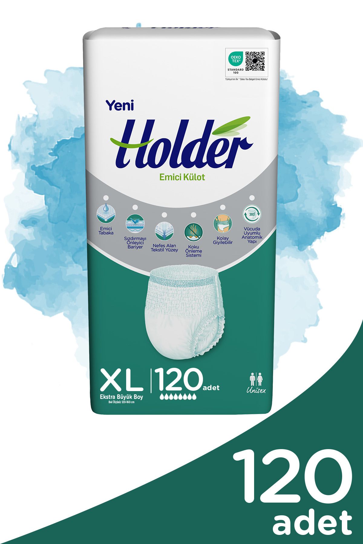 Holder Emıcı Kulot Xl 30'lu X 4 Paket 120 Adet
