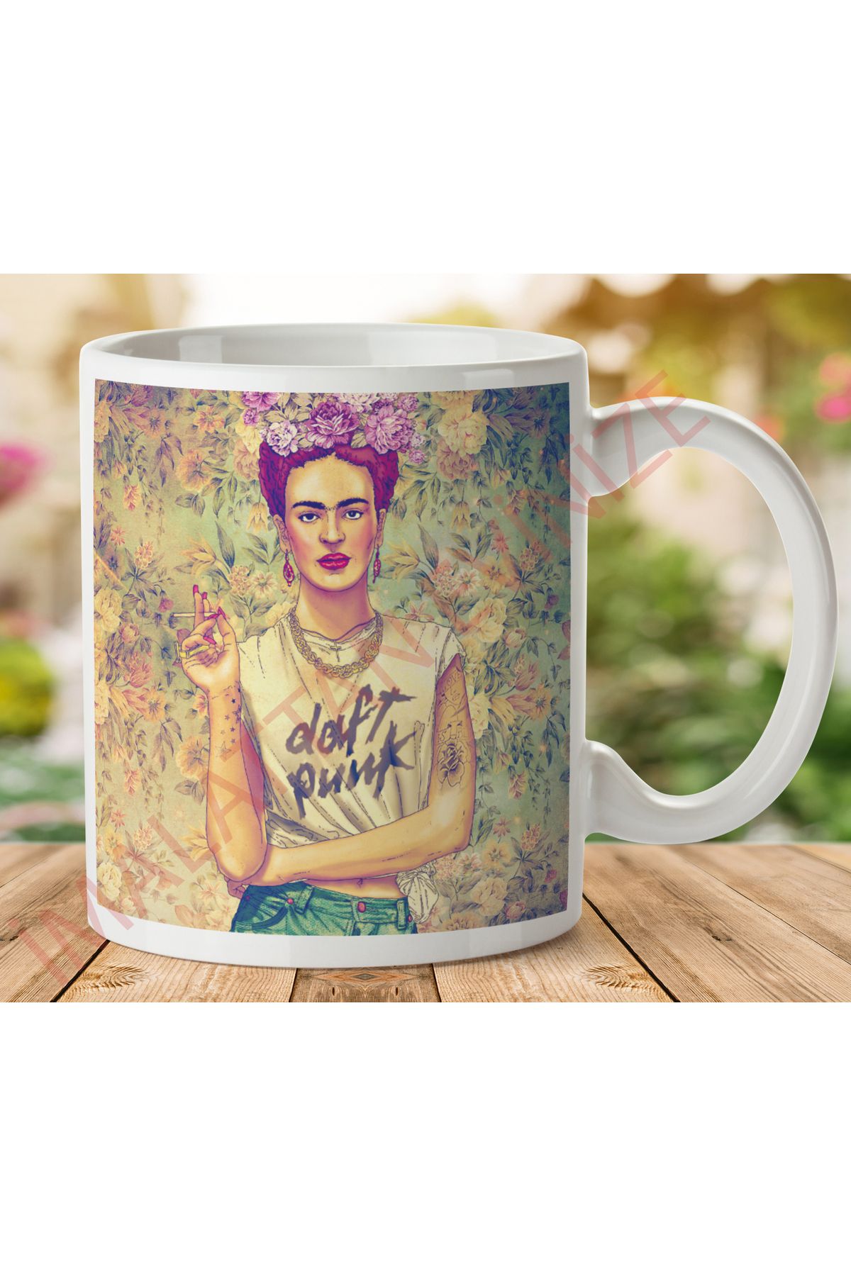 ART HEDİYE 1-562 FRIDA KAHLO İki Tarafı Baskılı Kupa Bardak.jpg