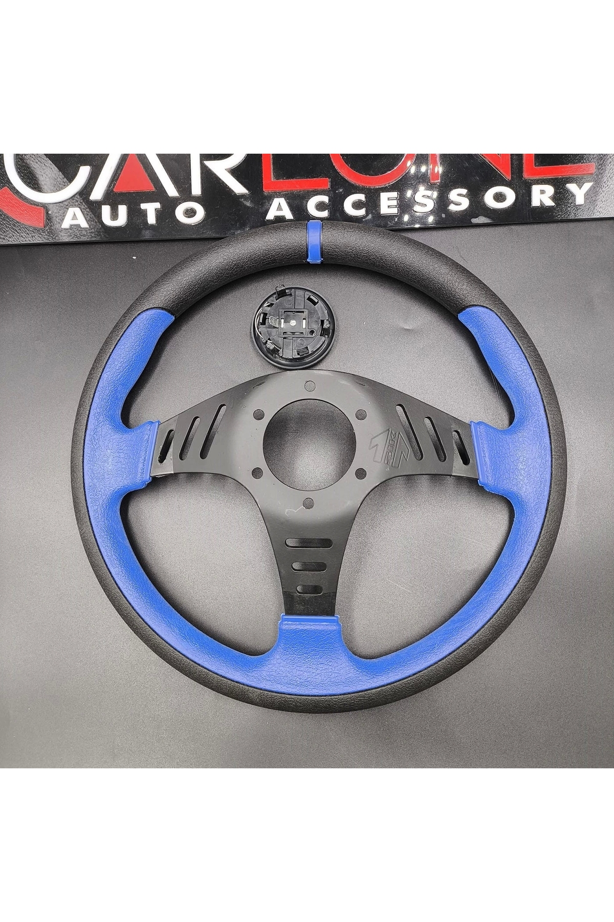 carlone Momo Spor Direksiyon 32cm Mavi Siyah-yarış Spor