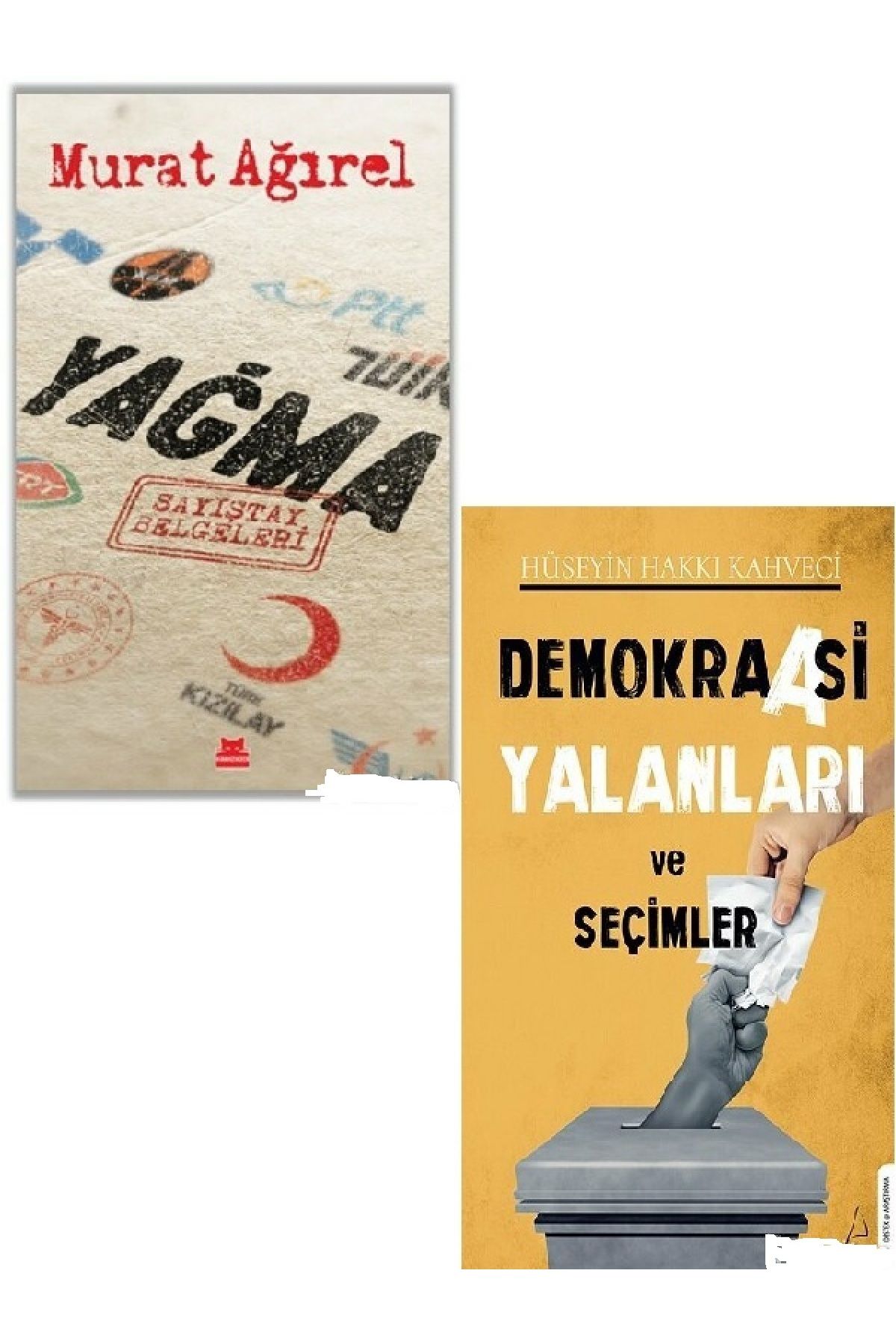 Karakarga Yayınları Yağma - Demokraasi Yalanları ve Seçimler - Murat Ağırel - Hüseyin Hakkı Kahveci 2 KİTAP SET