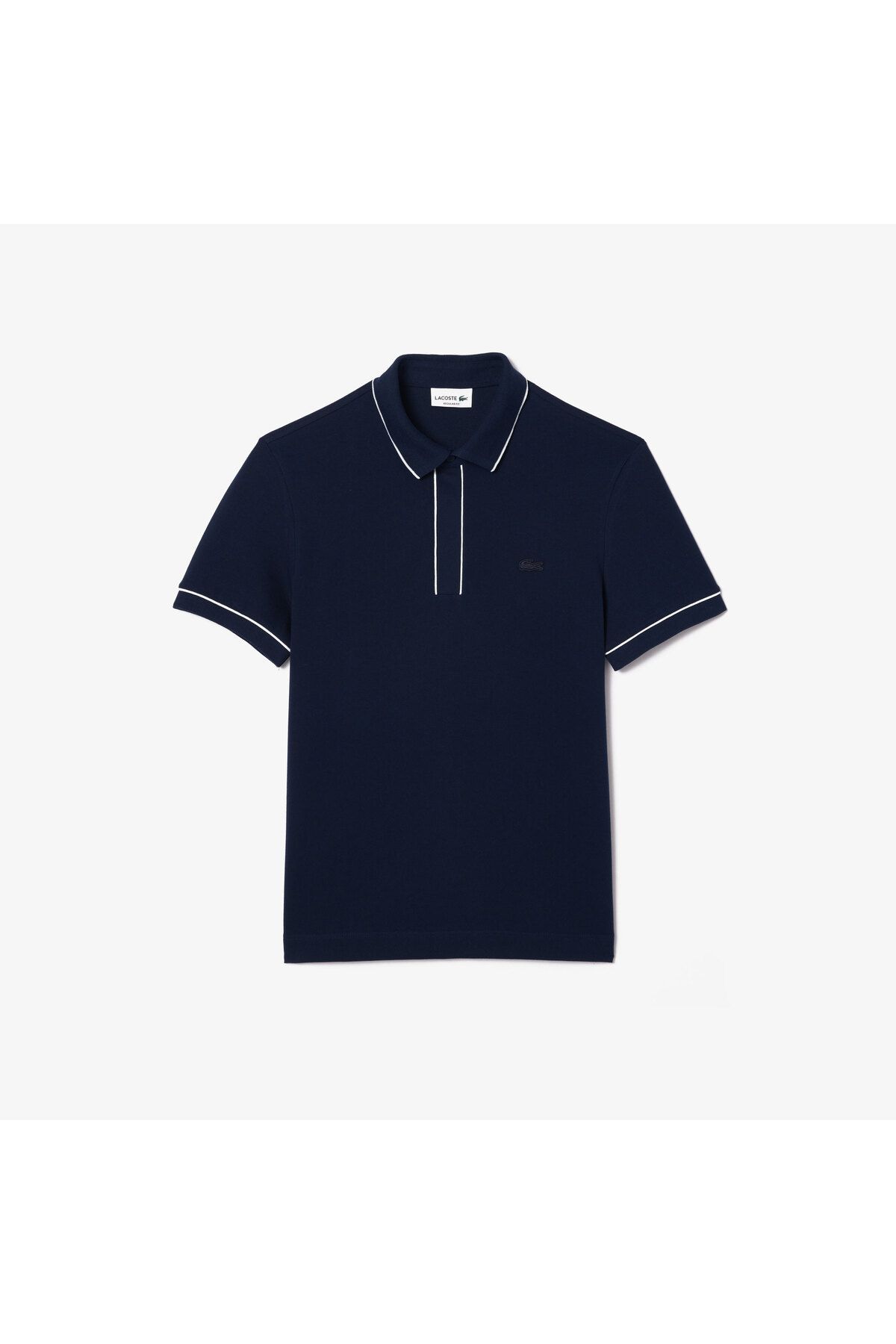 تی شرت یقه پولو آبی مردانه Bavln؟ اورجینال Lacoste