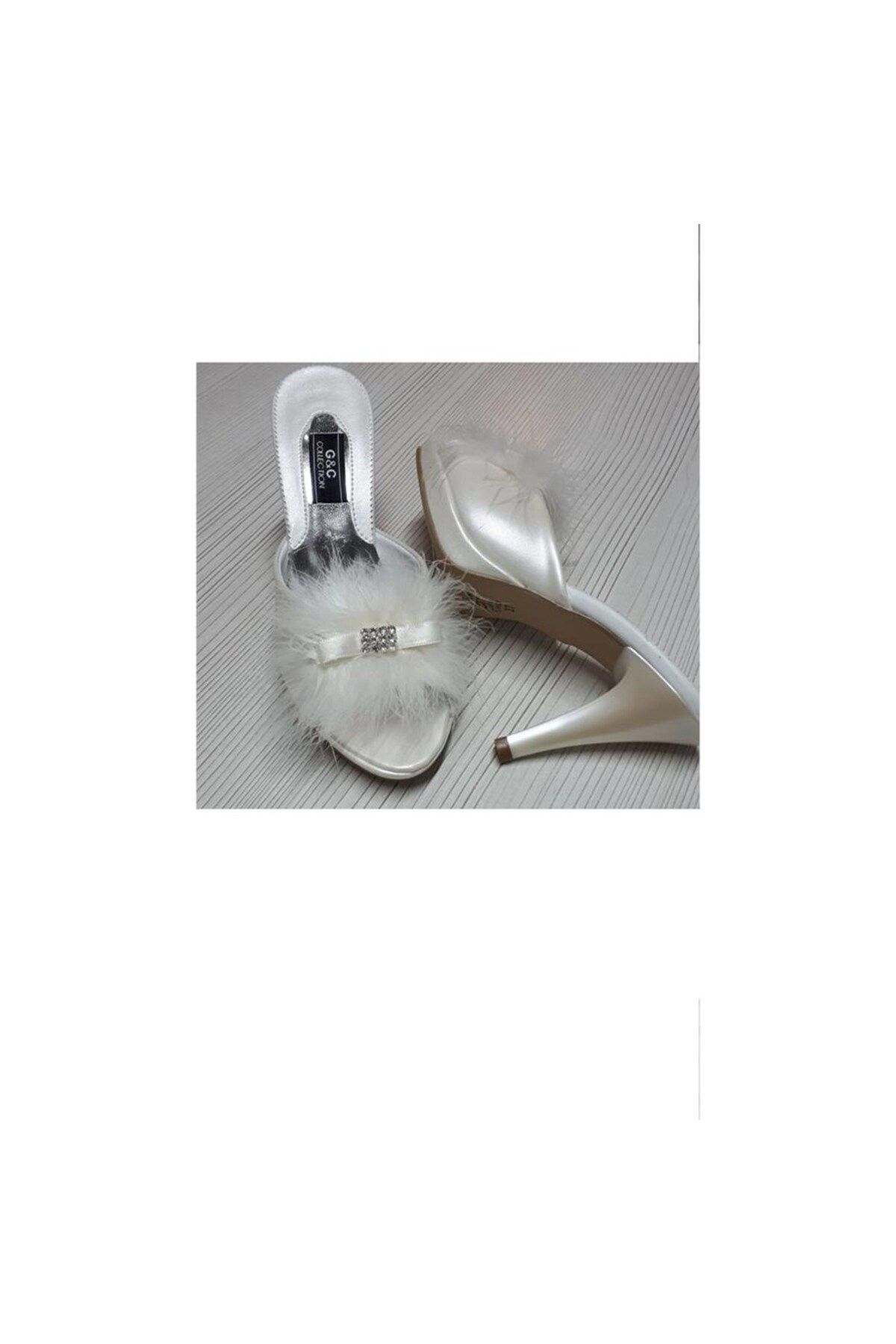 GC-Ecru Women's House Slippers - 175 Model 1