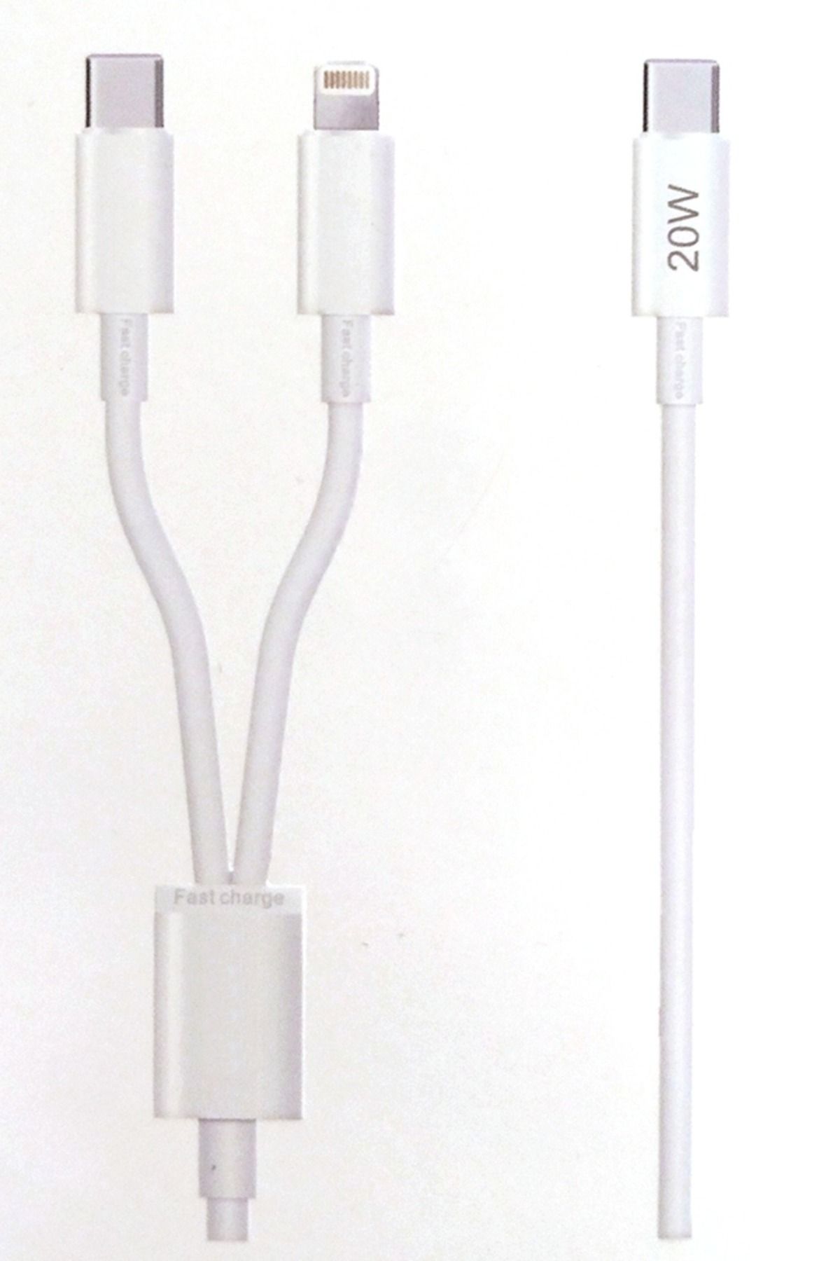 Royaleks Yeni Nesil USB-C to Lightning USB-C Hızlı Şarj ve Data Kablosu 5.0A Hızlı Kablo 1 metre 20W