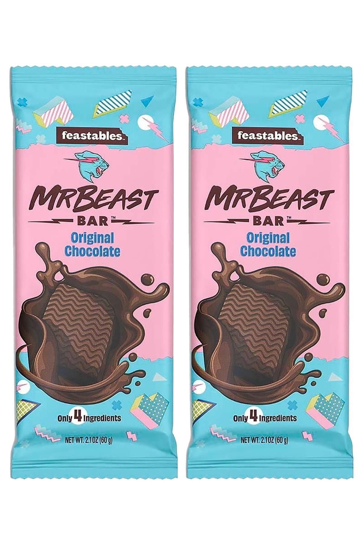 Feastables Mr Beast Original Çikolata Bar 2x60GR