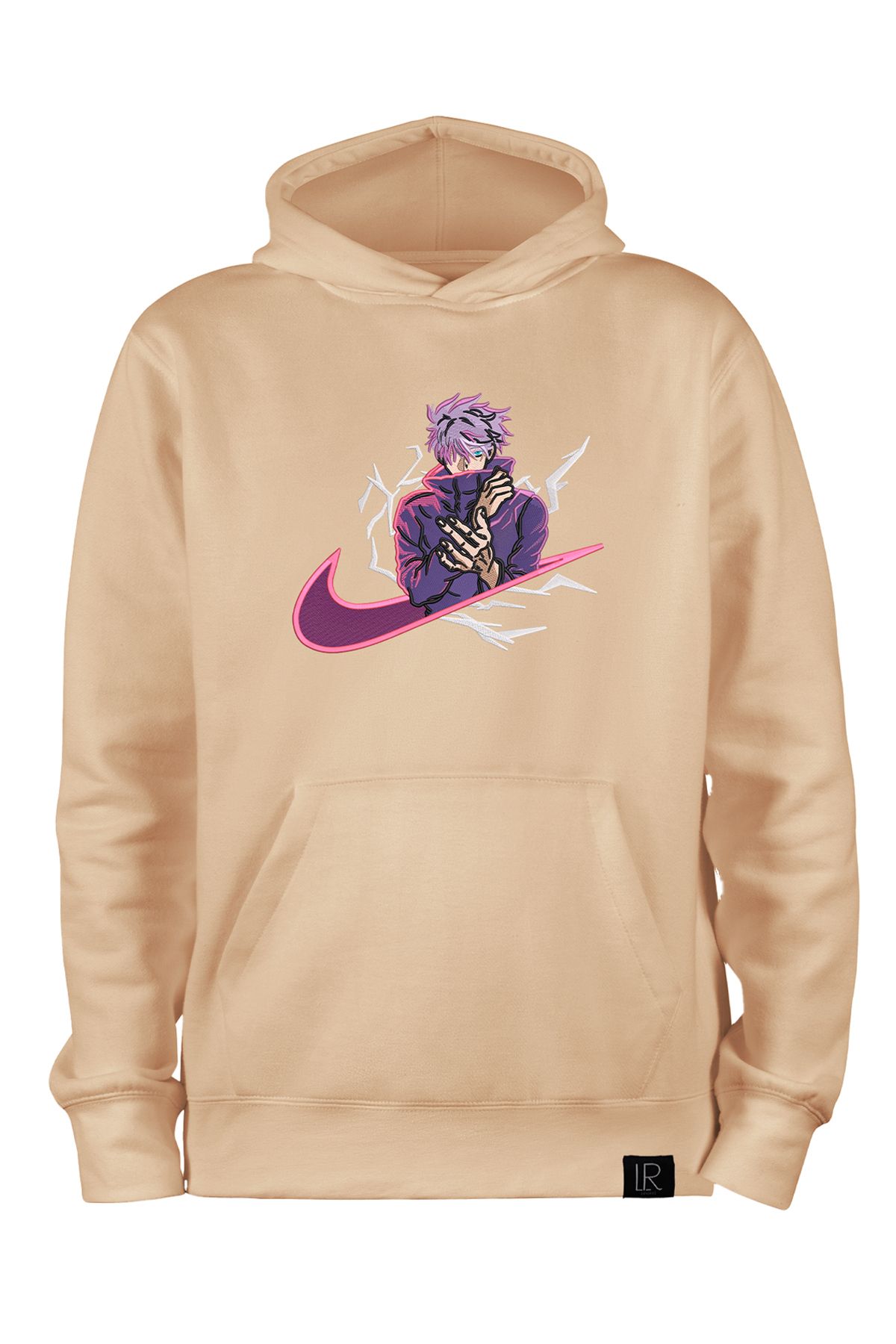 Loviras Gojo Hoodie – Jujutsu Kaisen Oversize Anime Unisex Sweatshirt, Rahat ve Şık Kapüşonlu Tasarım