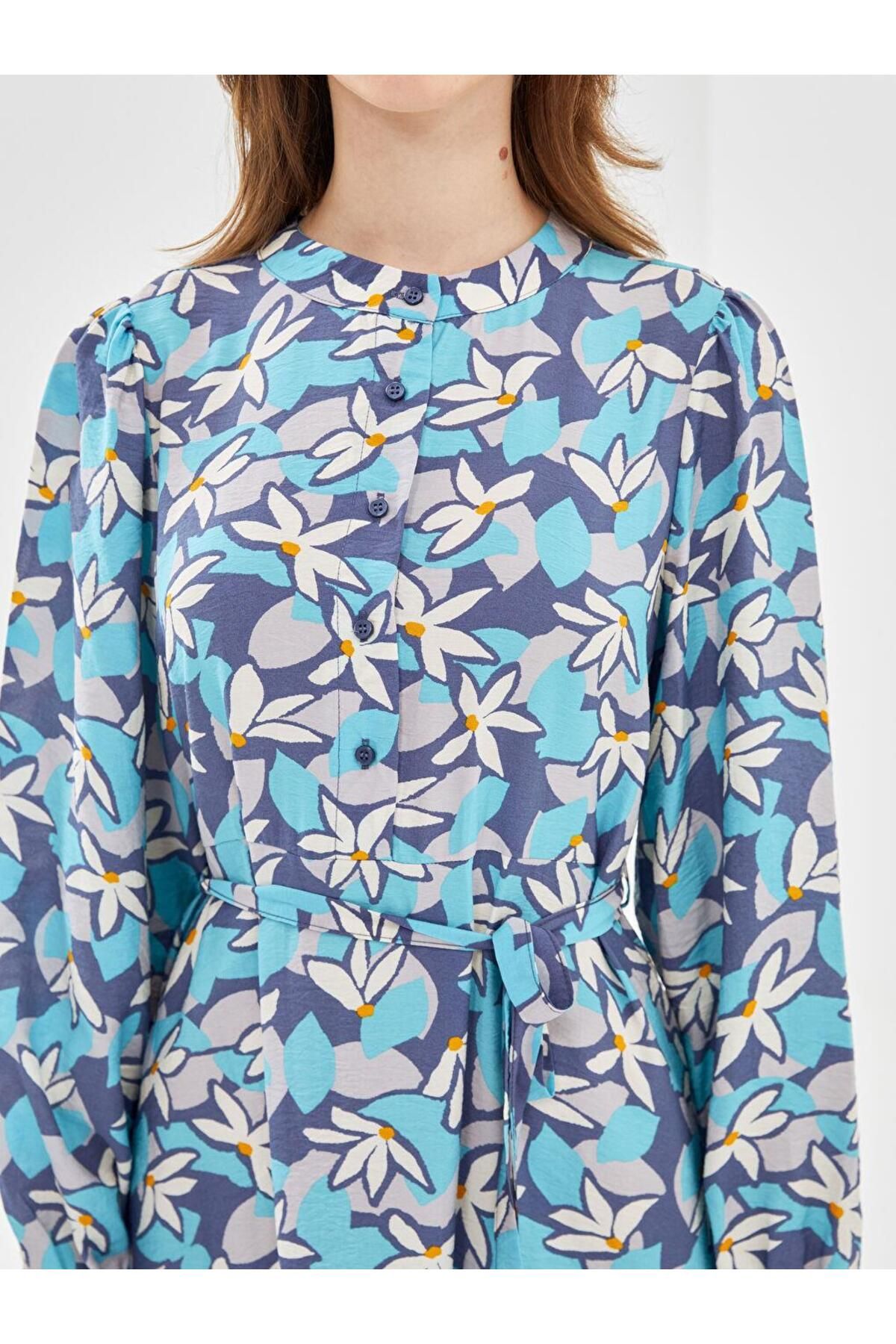 LC Waikiki-Rochie de damă cu model LCW Modest Judge 3